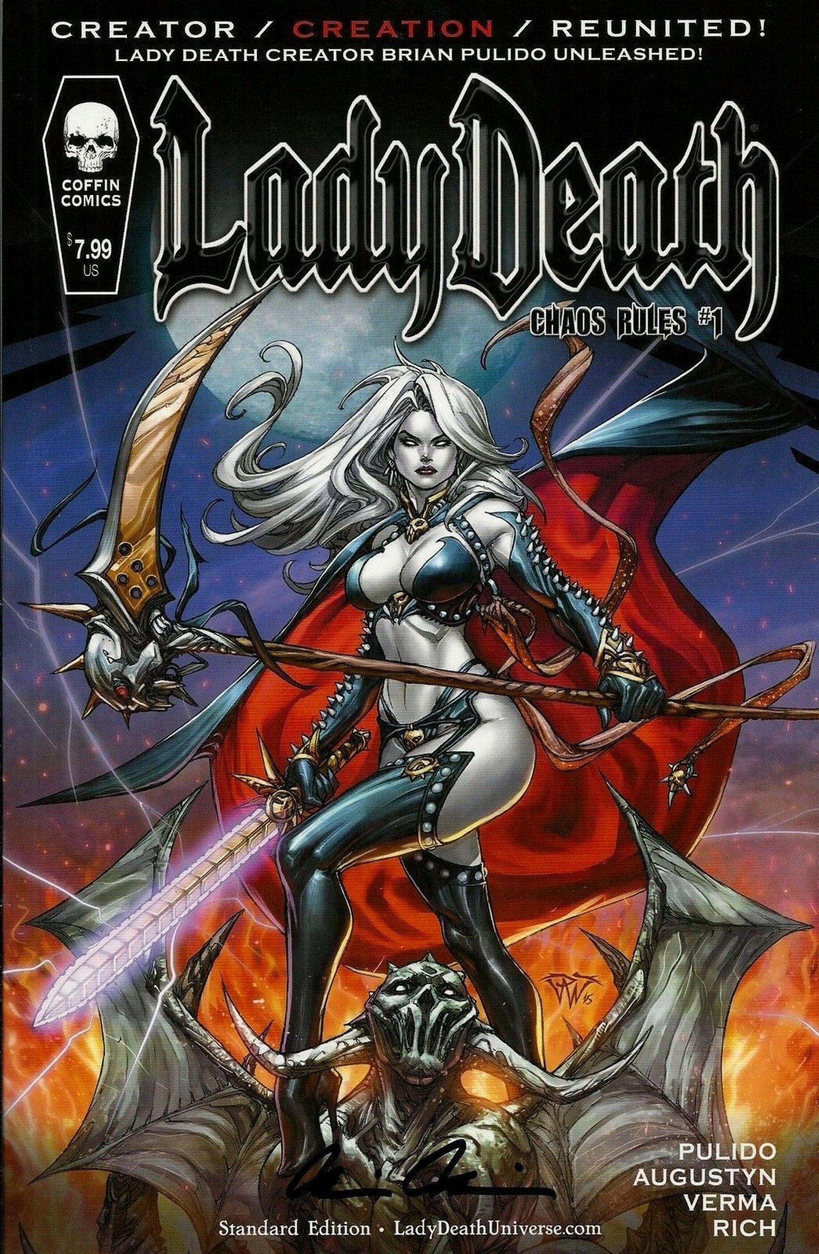 Portada ampliada de Lady Death