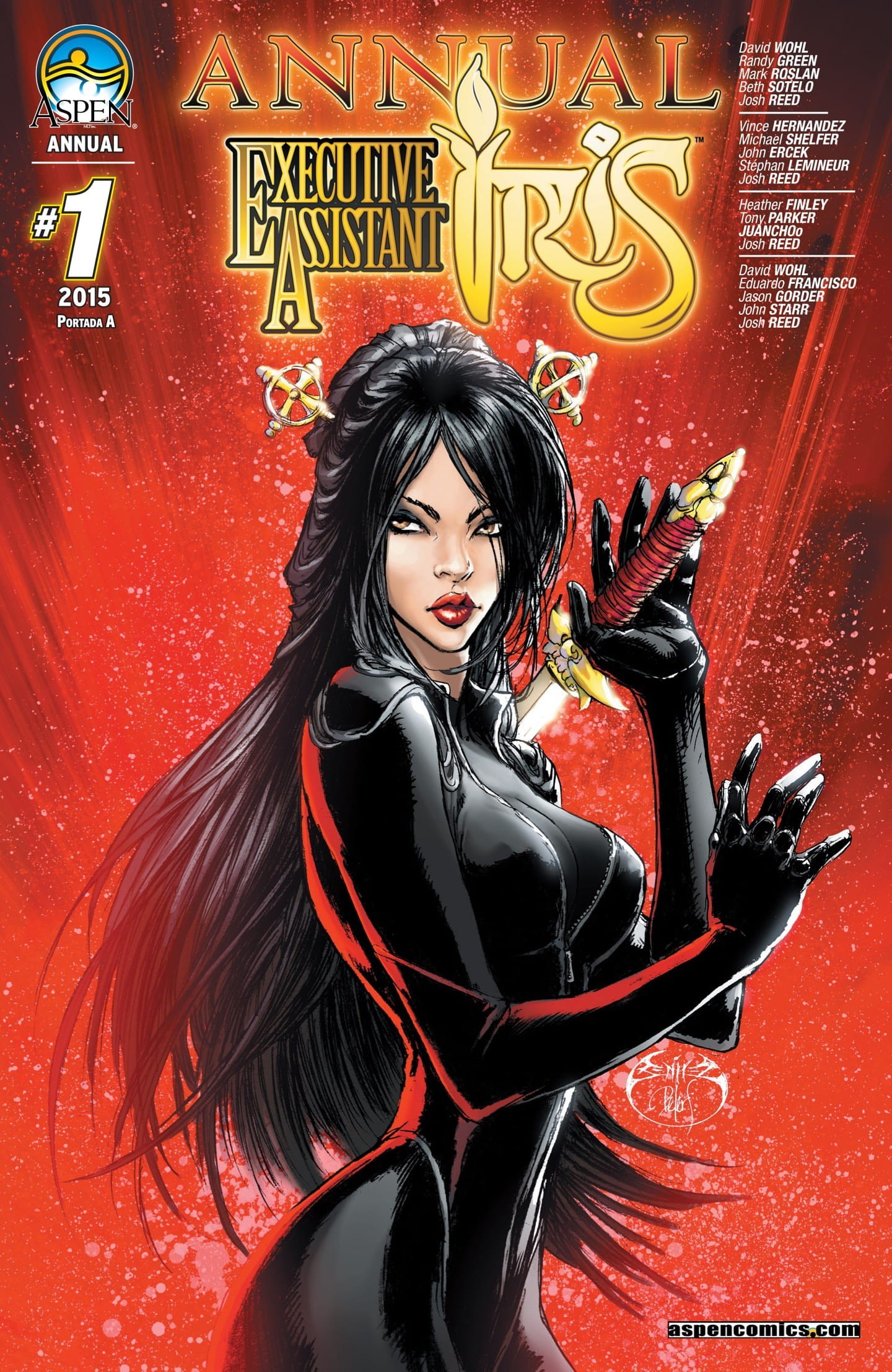 Portada ampliada de Executive Assistant Iris Annual #1