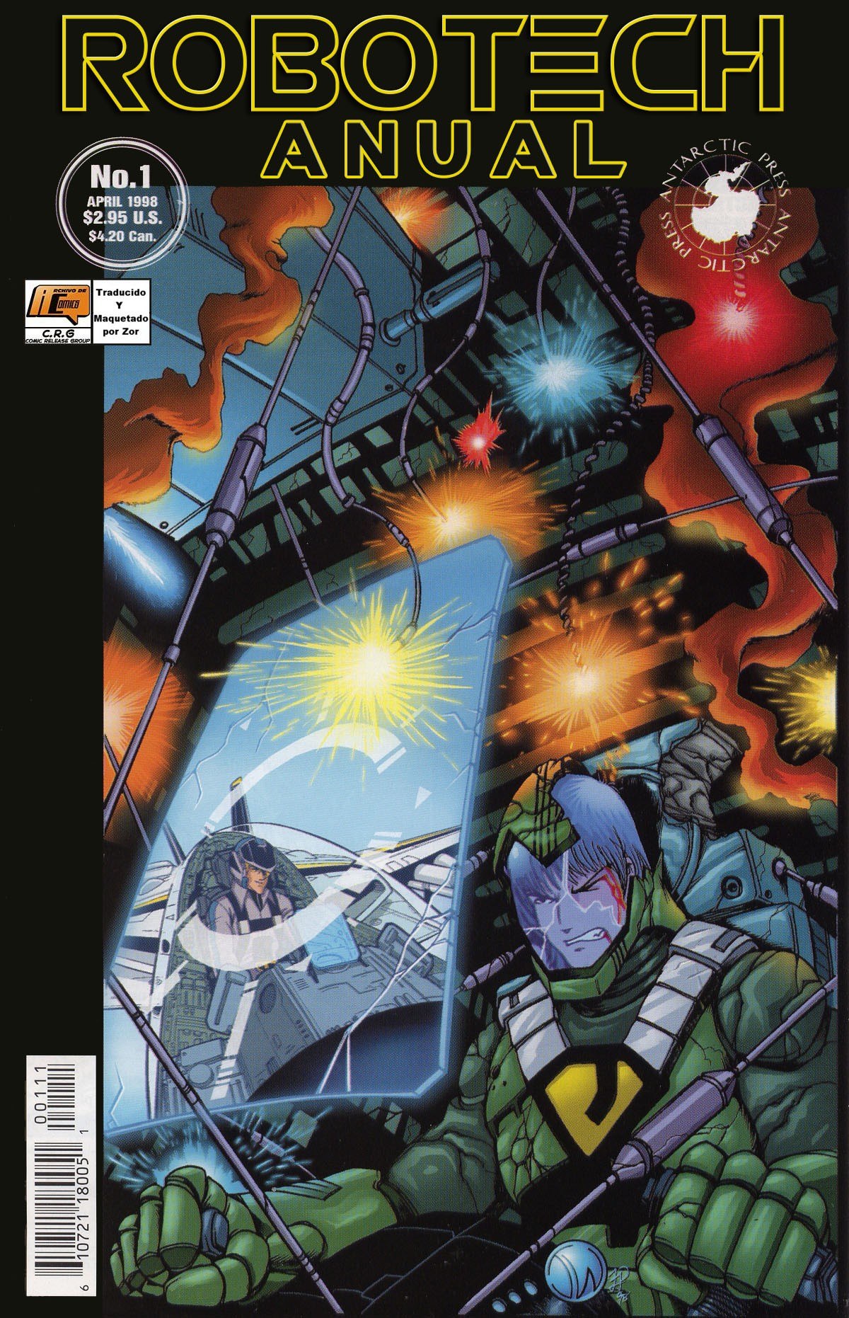 Portada ampliada de ROBOTech ANUAL