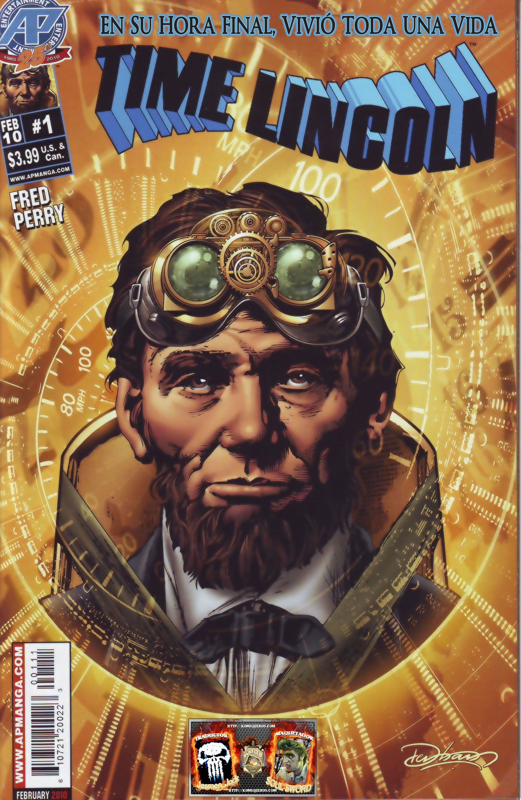 Portada ampliada de TIME LINCOLN