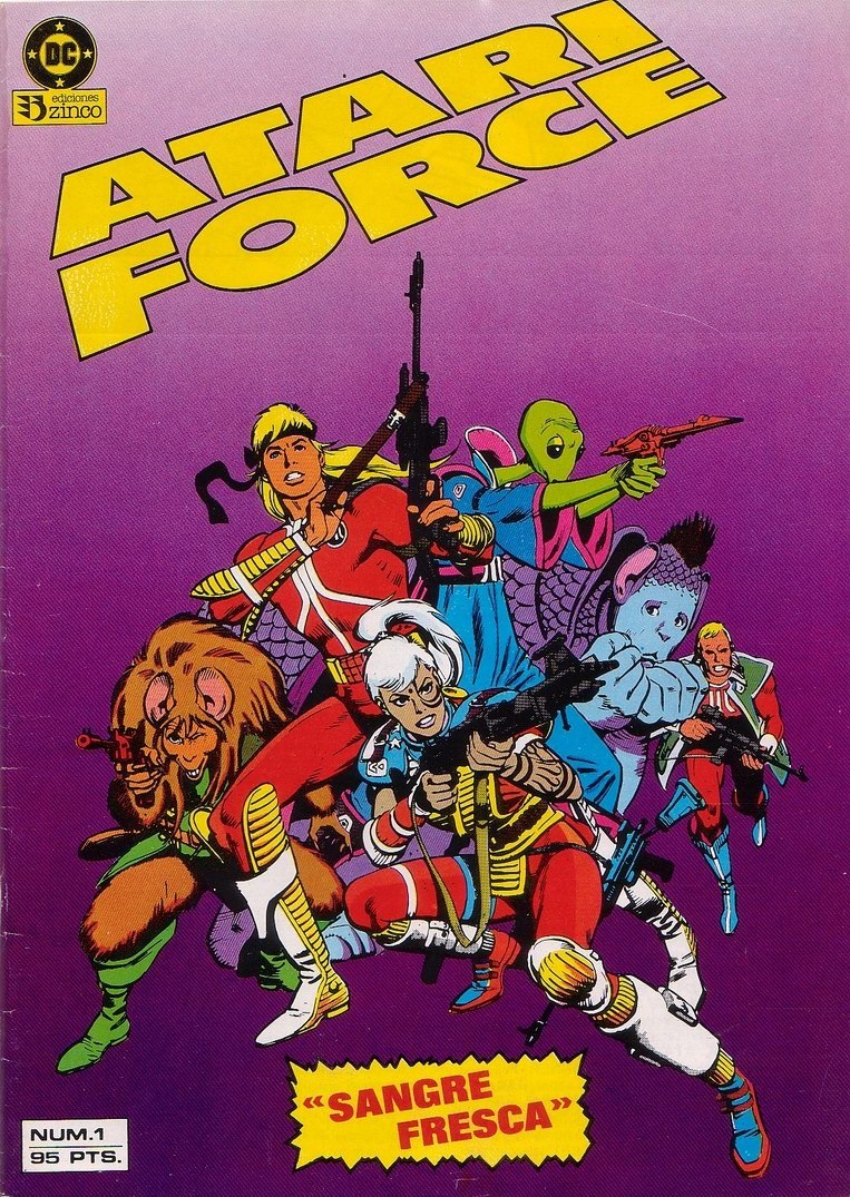 Portada ampliada de ATARI FORCE