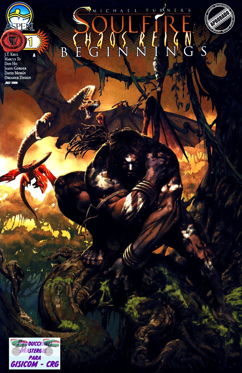 Portada ampliada de SOULFIRE CHAOS REIGN BEGINNINGS