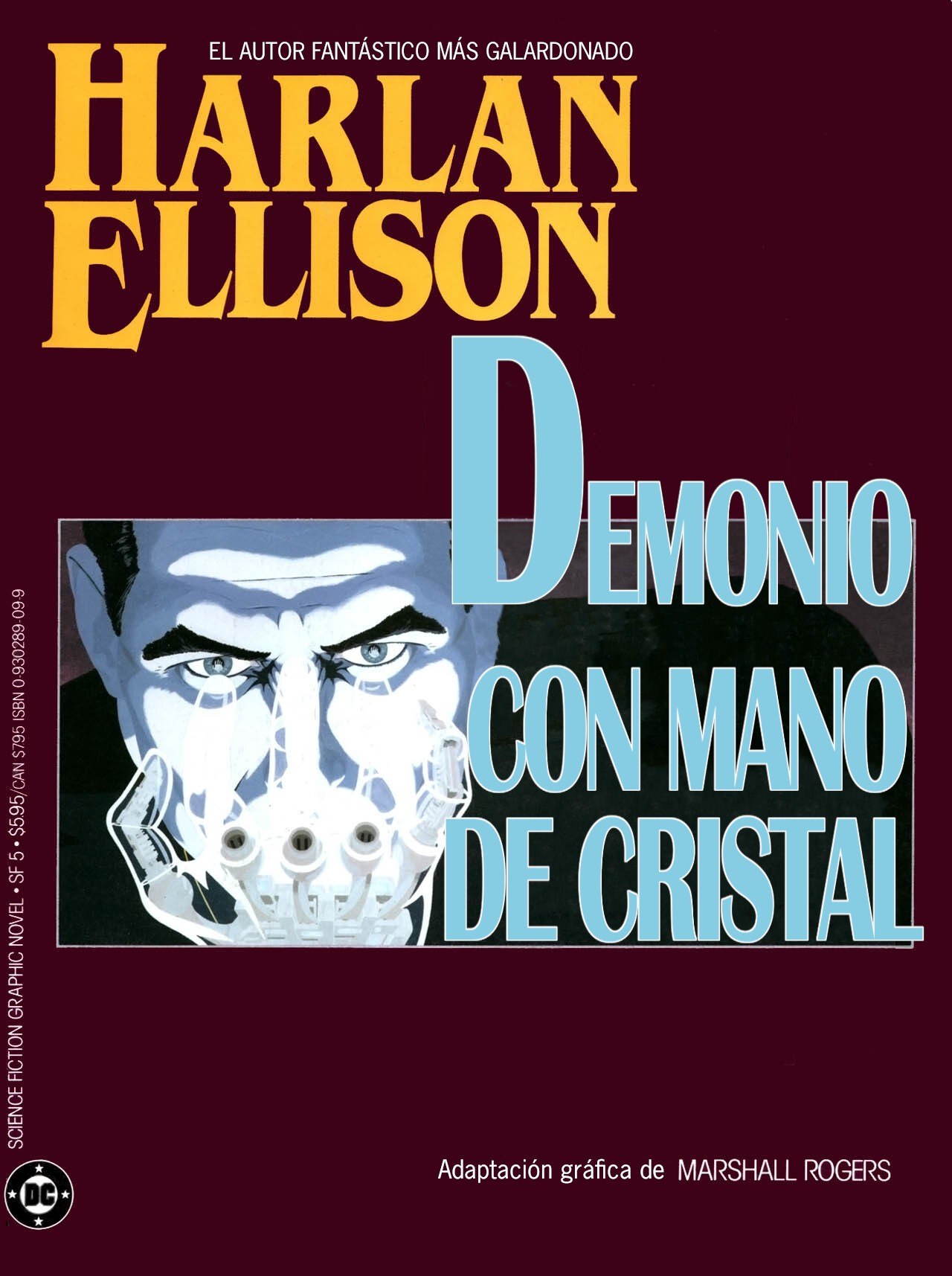Portada ampliada de Demonio con mano de cristal