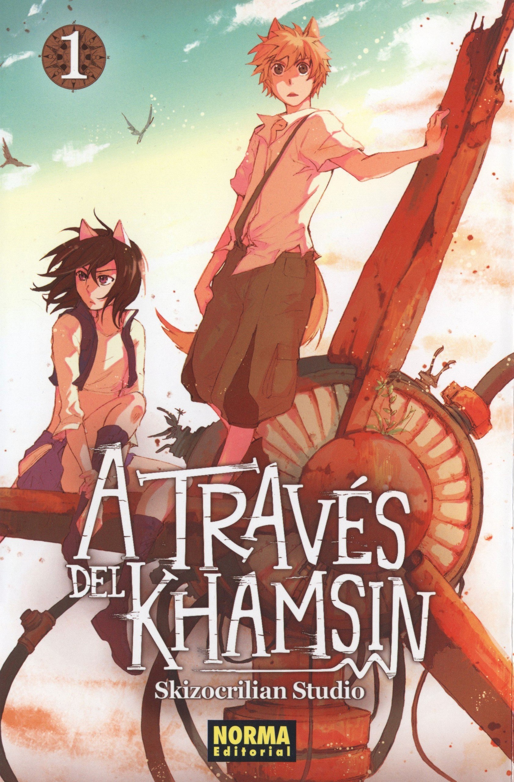 Portada ampliada de A TRAVÉS DEL KHAMSIN