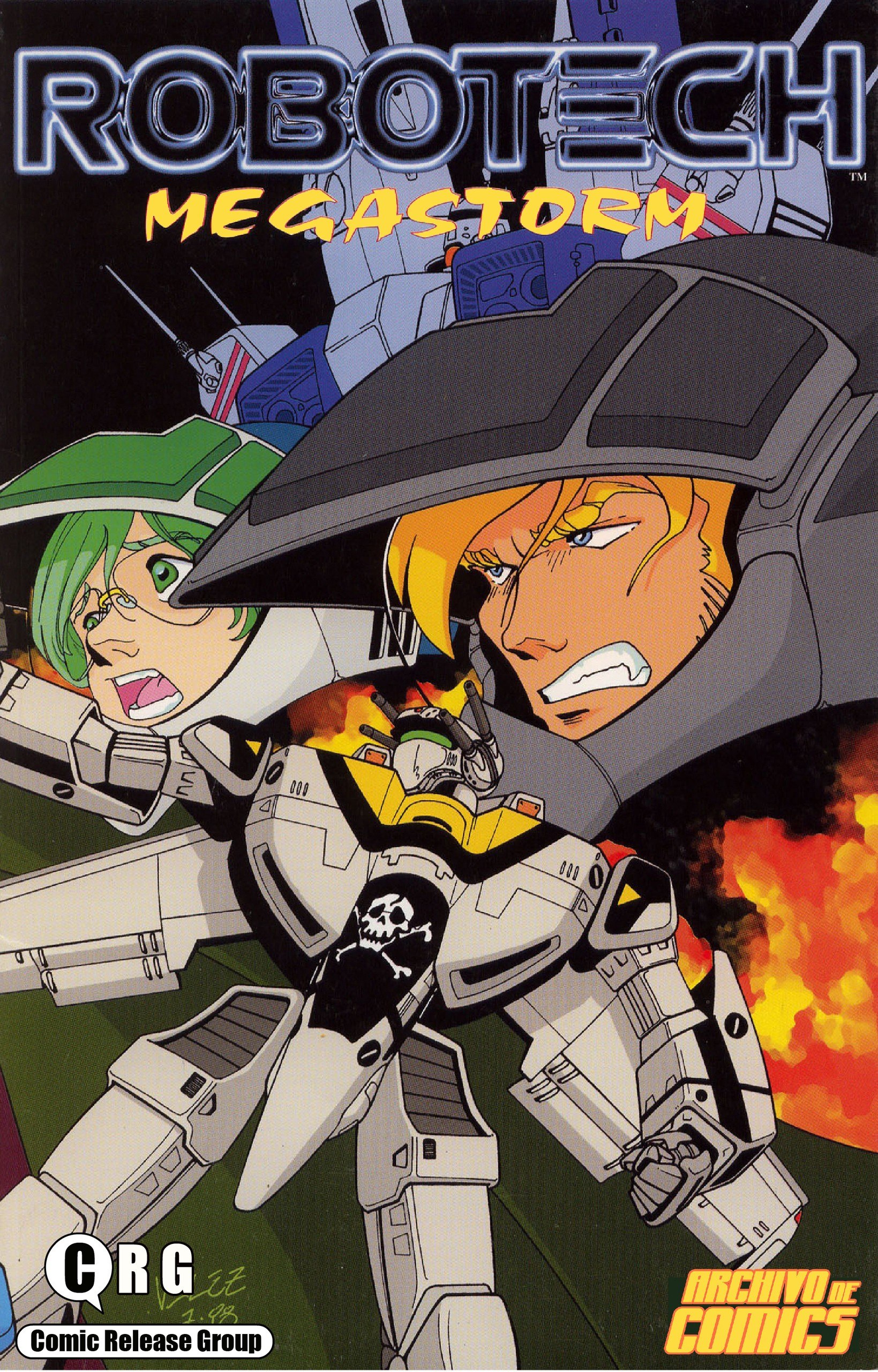 Portada ampliada de ROBOTECH MEGASTORM
