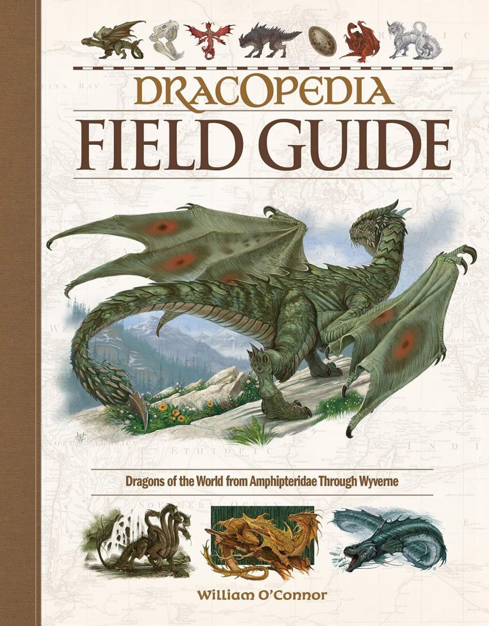 Portada ampliada de DRACOPEDIA FIELD GUIDE
