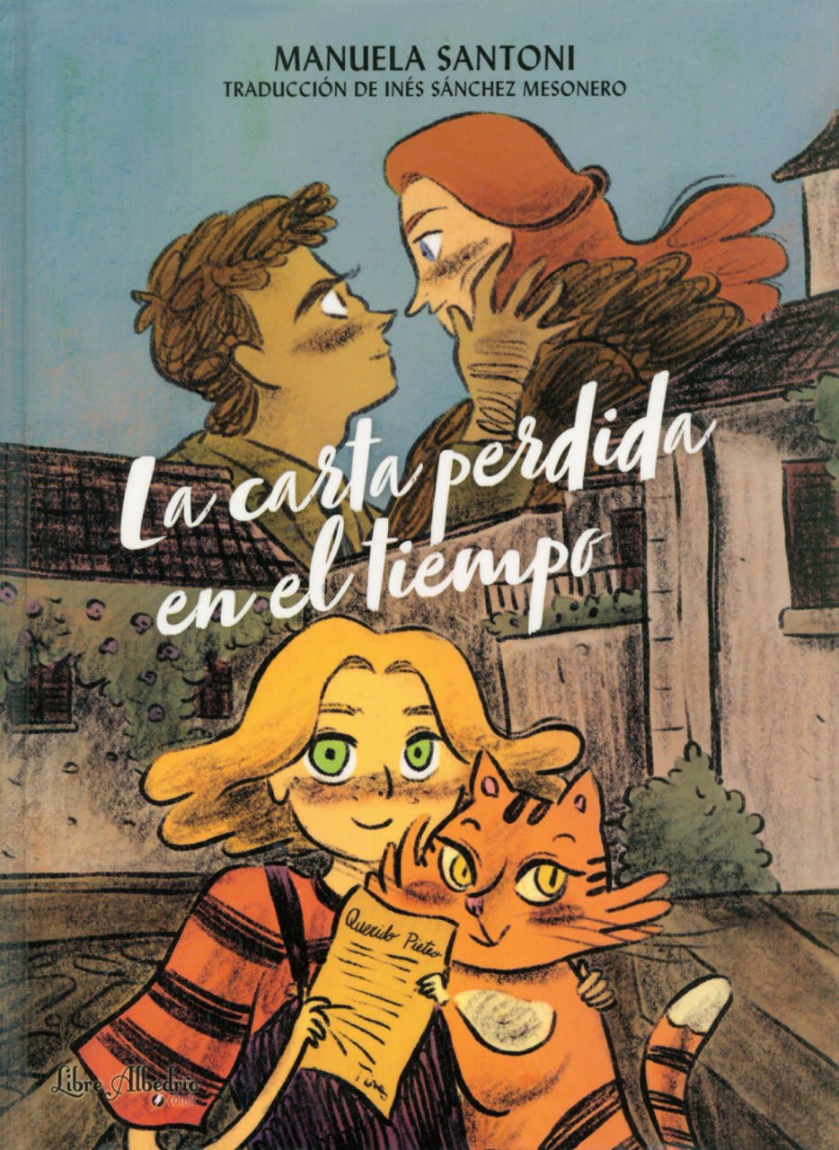 Portada ampliada de La carta perdida en el tiempo