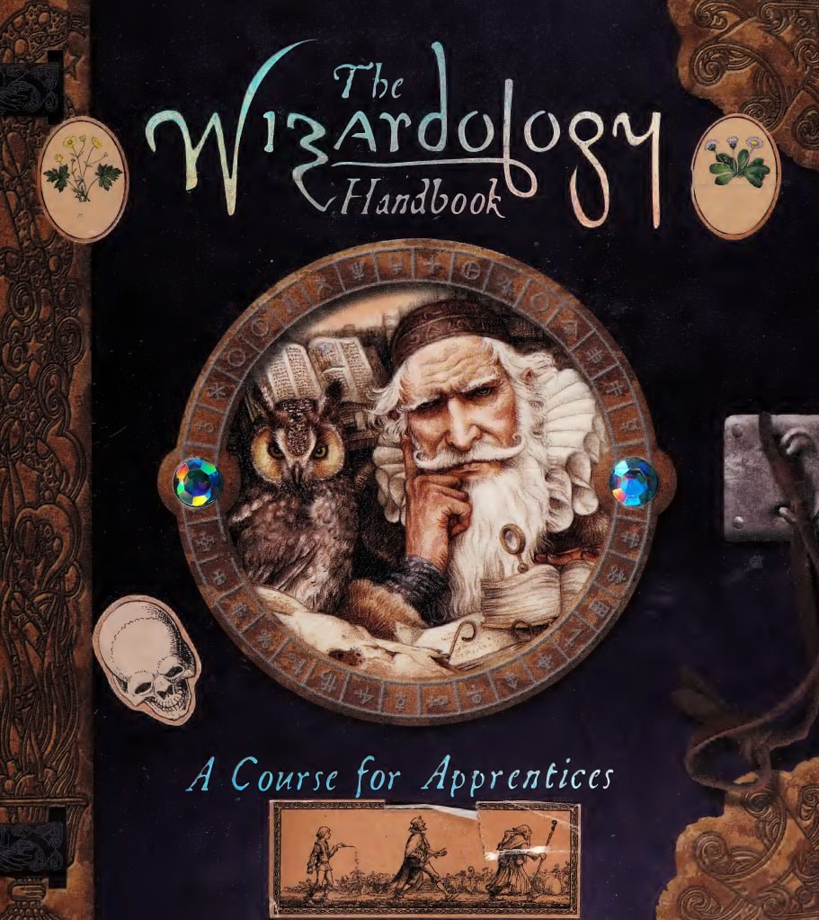 Portada ampliada de The Wizardology Handbook