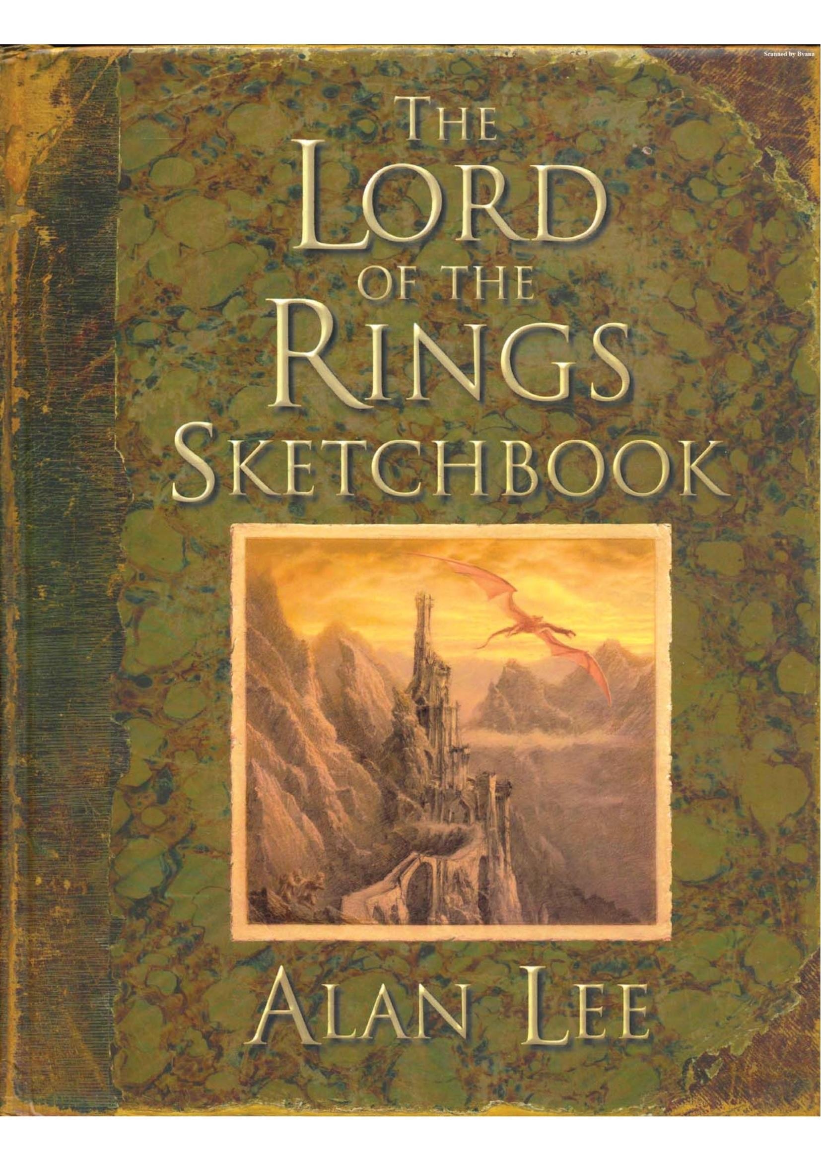 Portada ampliada de The Lord of the Rings Sketchbook