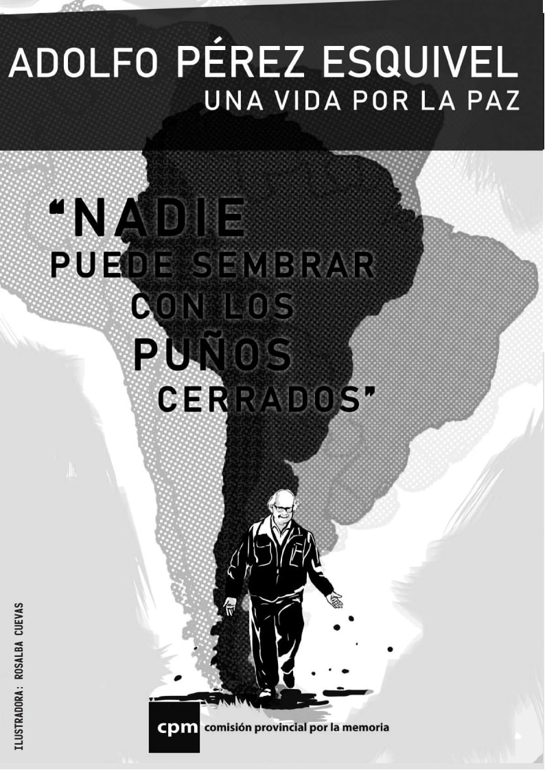 Portada ampliada de ADOLFO PÉREZ ESQUIVEL UNA VIDA POR LA PAZ