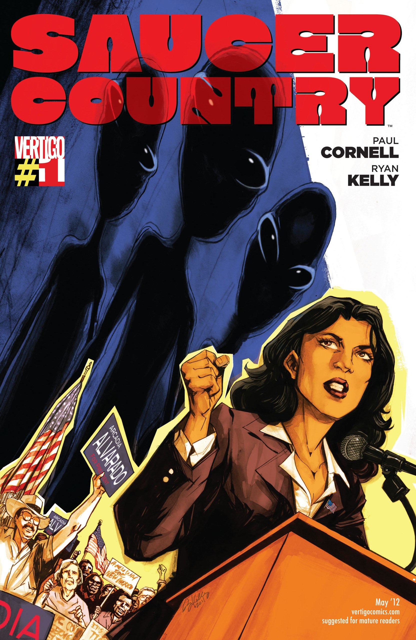 Portada ampliada de SAUCER COUNTRY
