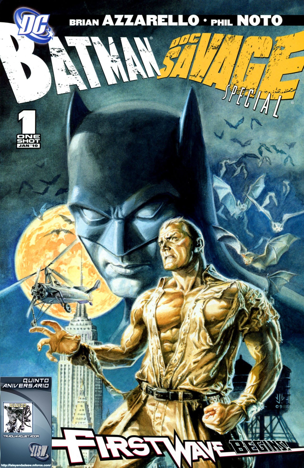 Portada ampliada de Batman: The Savage Special