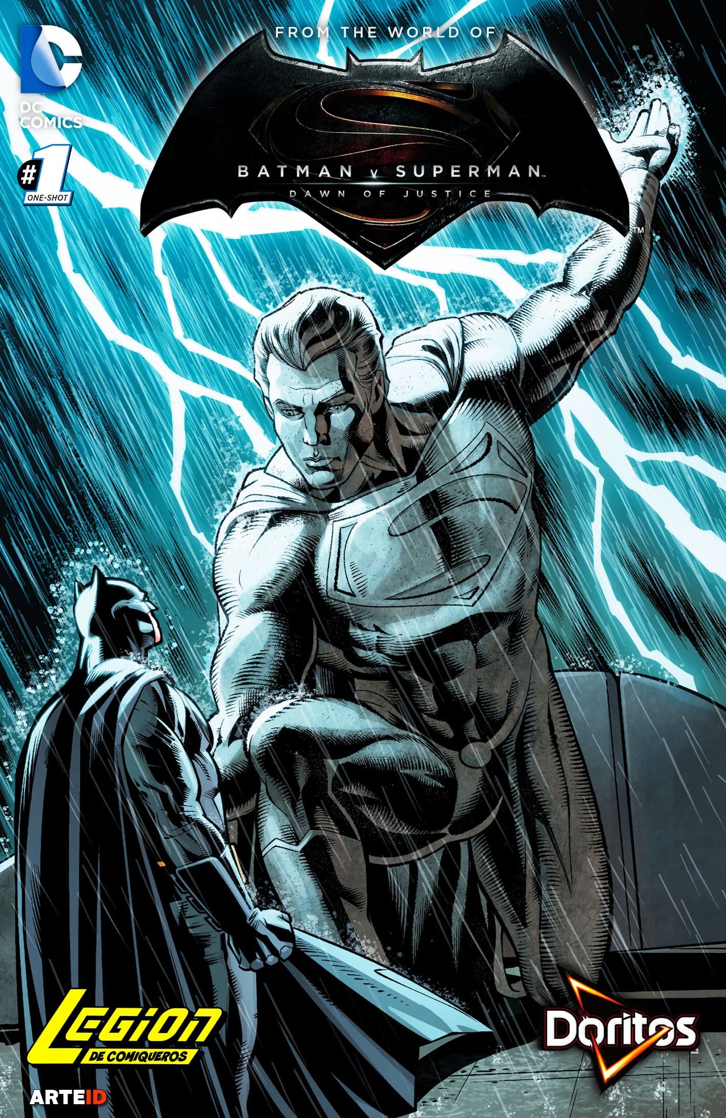 Portada ampliada de Batman v Superman: Dawn of Justice