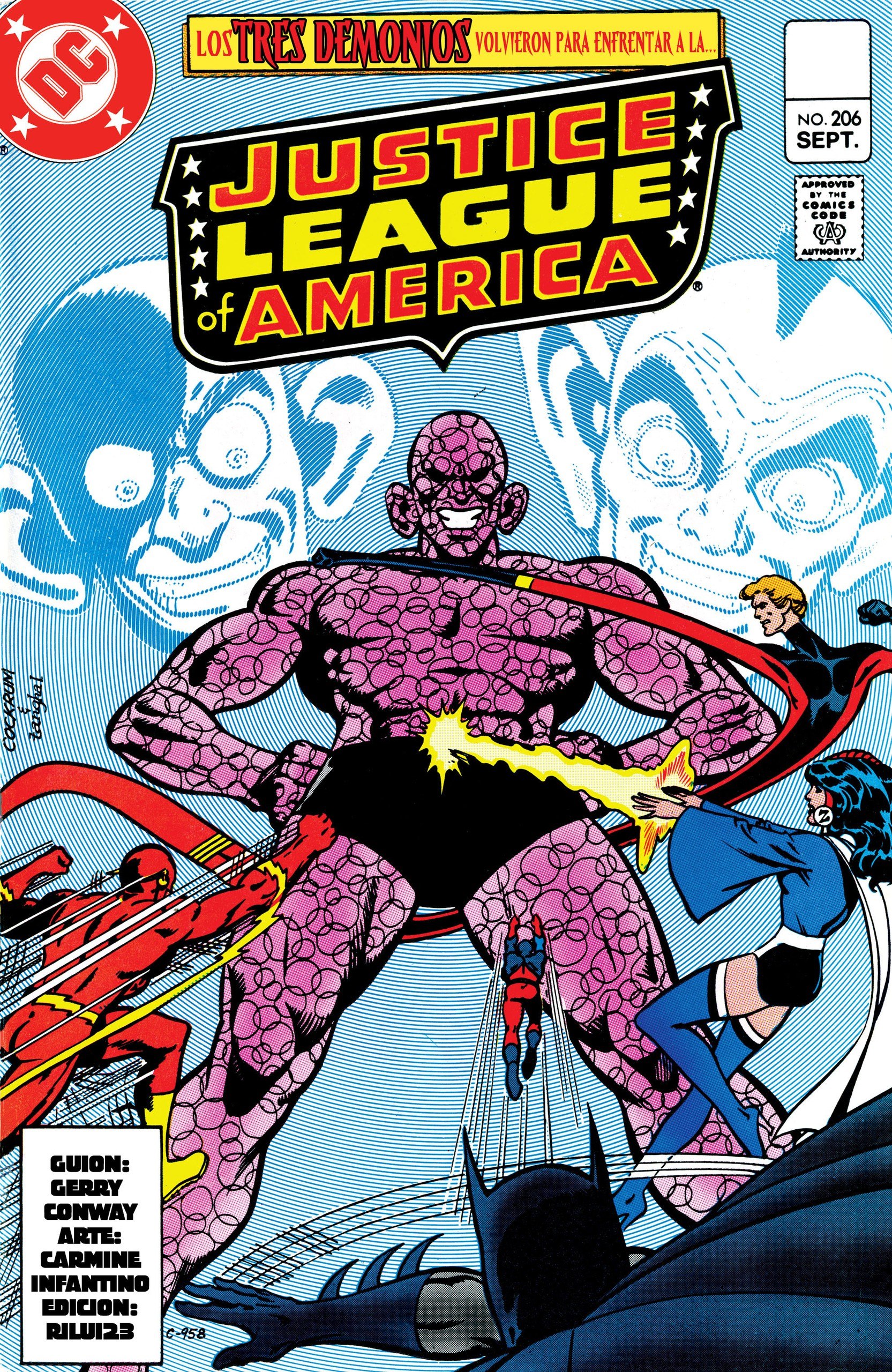 Portada ampliada de JUSTICE LEAGUE OF AMERICA