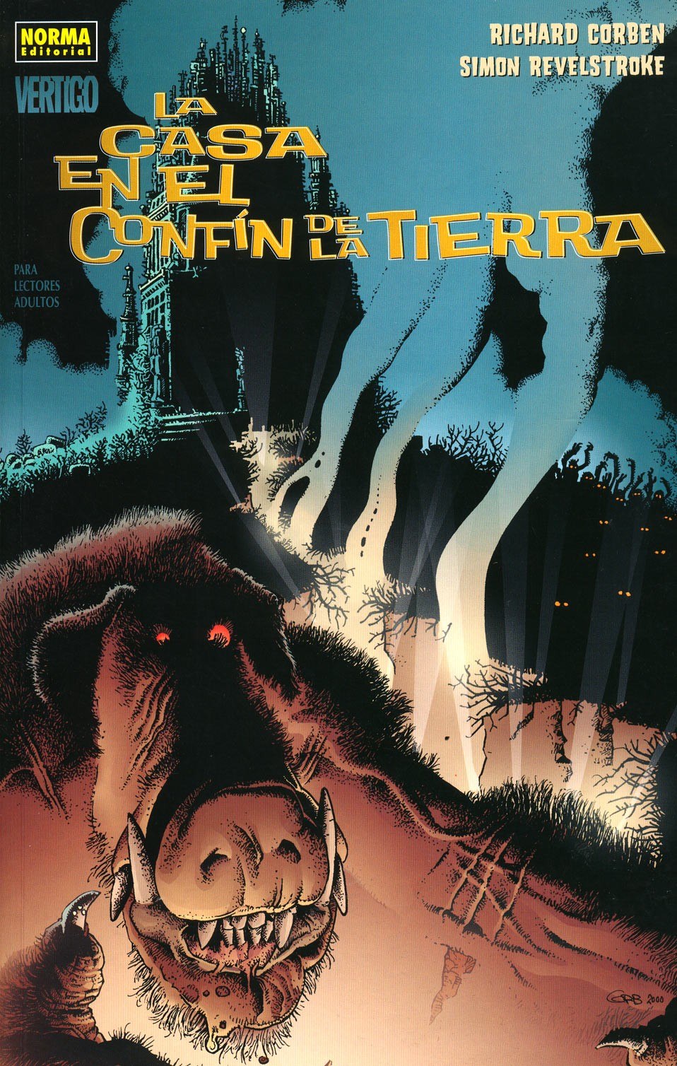 Portada ampliada de LA CASA EN EL CONFIN DE LA TIERRA