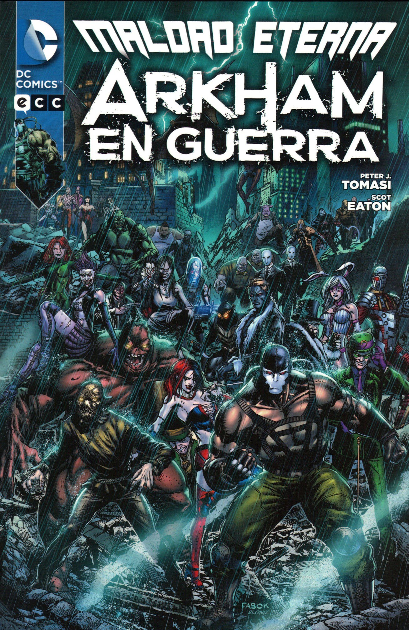 Portada ampliada de MALDADO ETERNA ARKHAM EN GUERRA