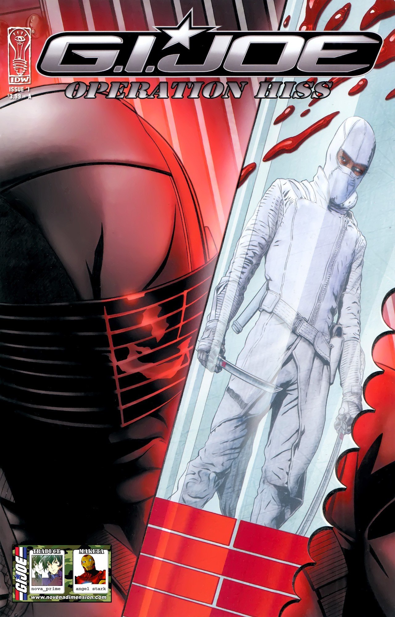 Portada ampliada de G.I. JOE OPERATION EYES
