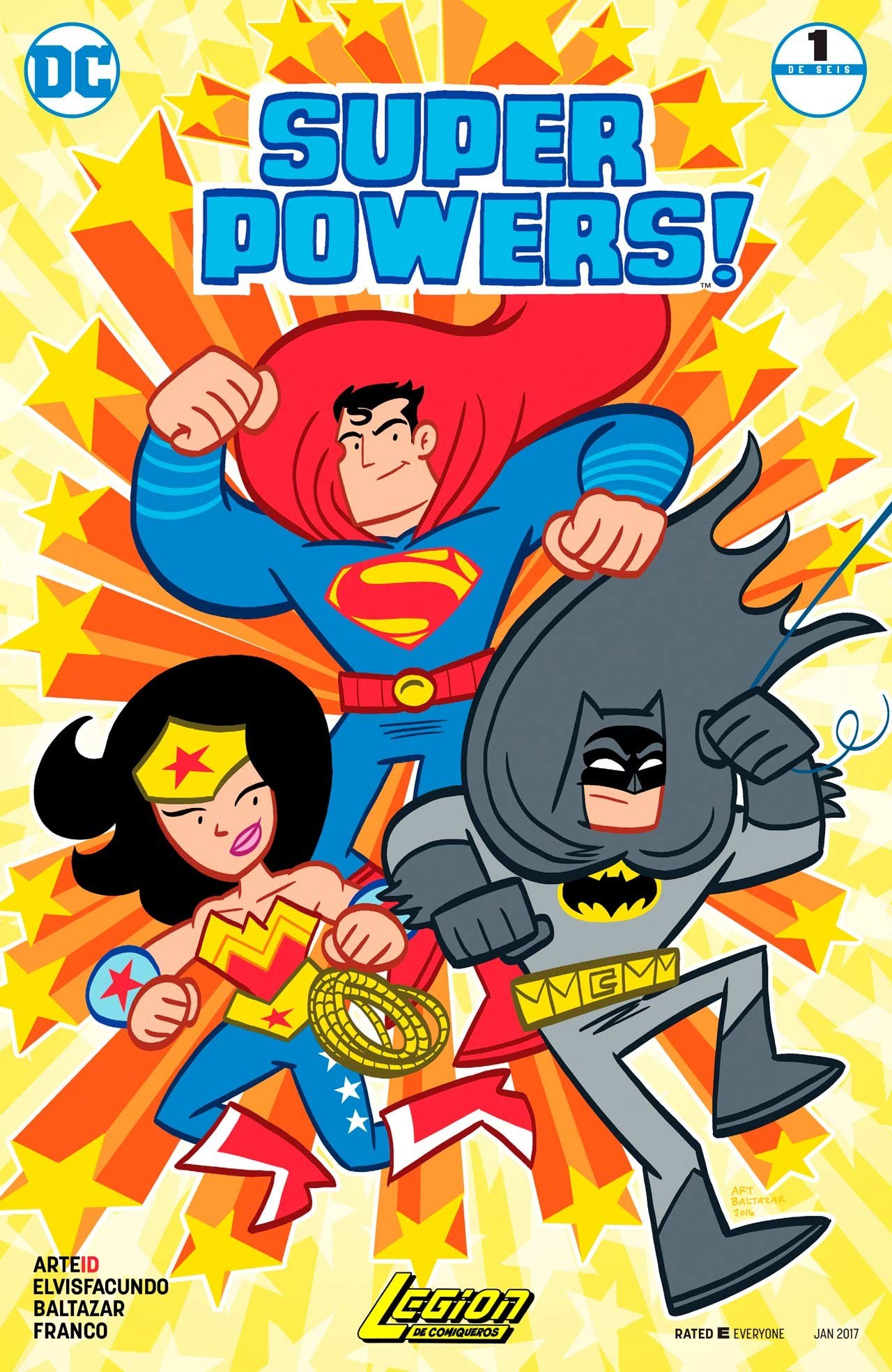 Portada ampliada de SUPER POWERS!