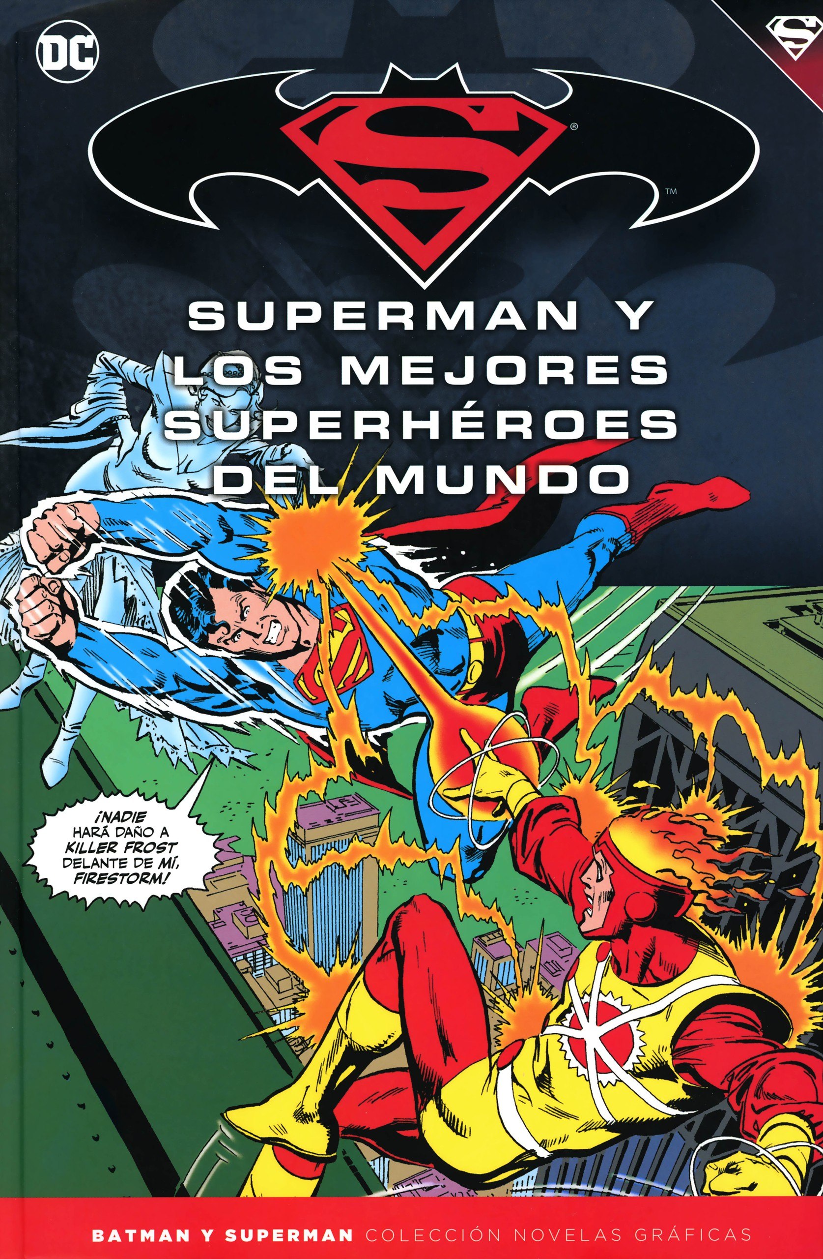 Portada ampliada de SUPERMAN Y LOS MEJORES SUPERHÉROES DEL MUNDO