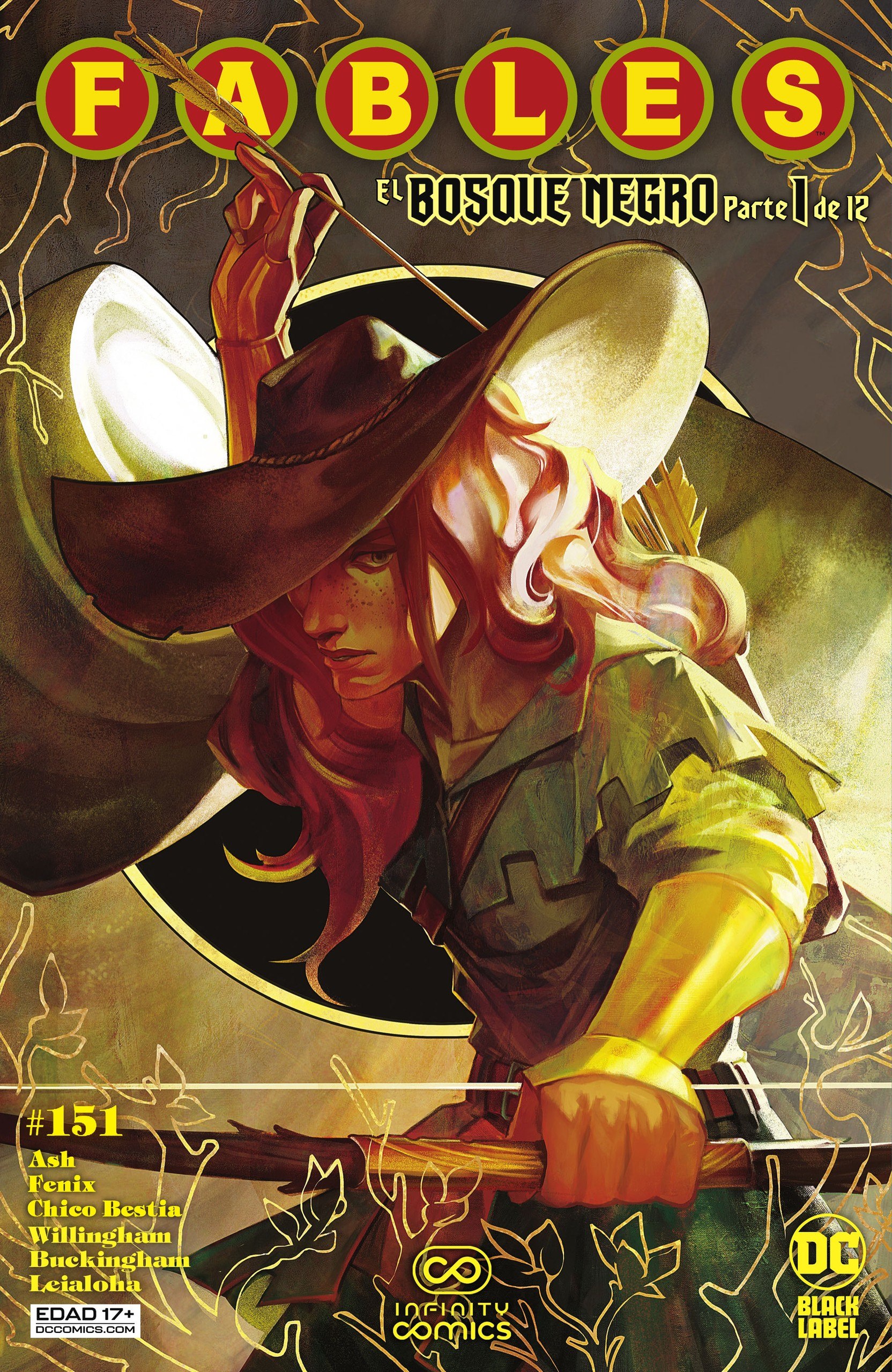 Portada ampliada de FABLES EL BOSQUE NEGRO Parte 1 de