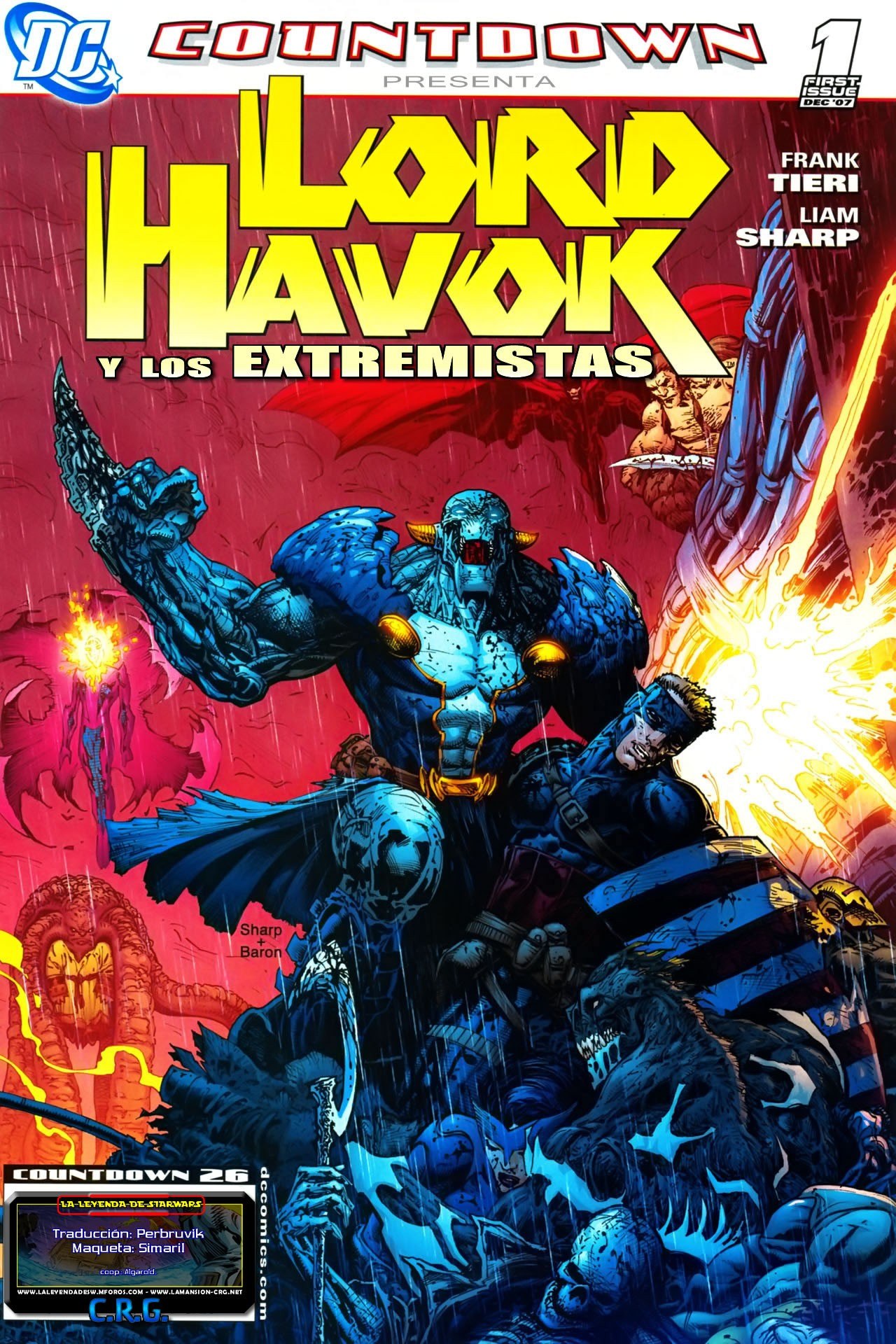 Portada ampliada de LORD HAVOK Y LOS EXTREMISTAS