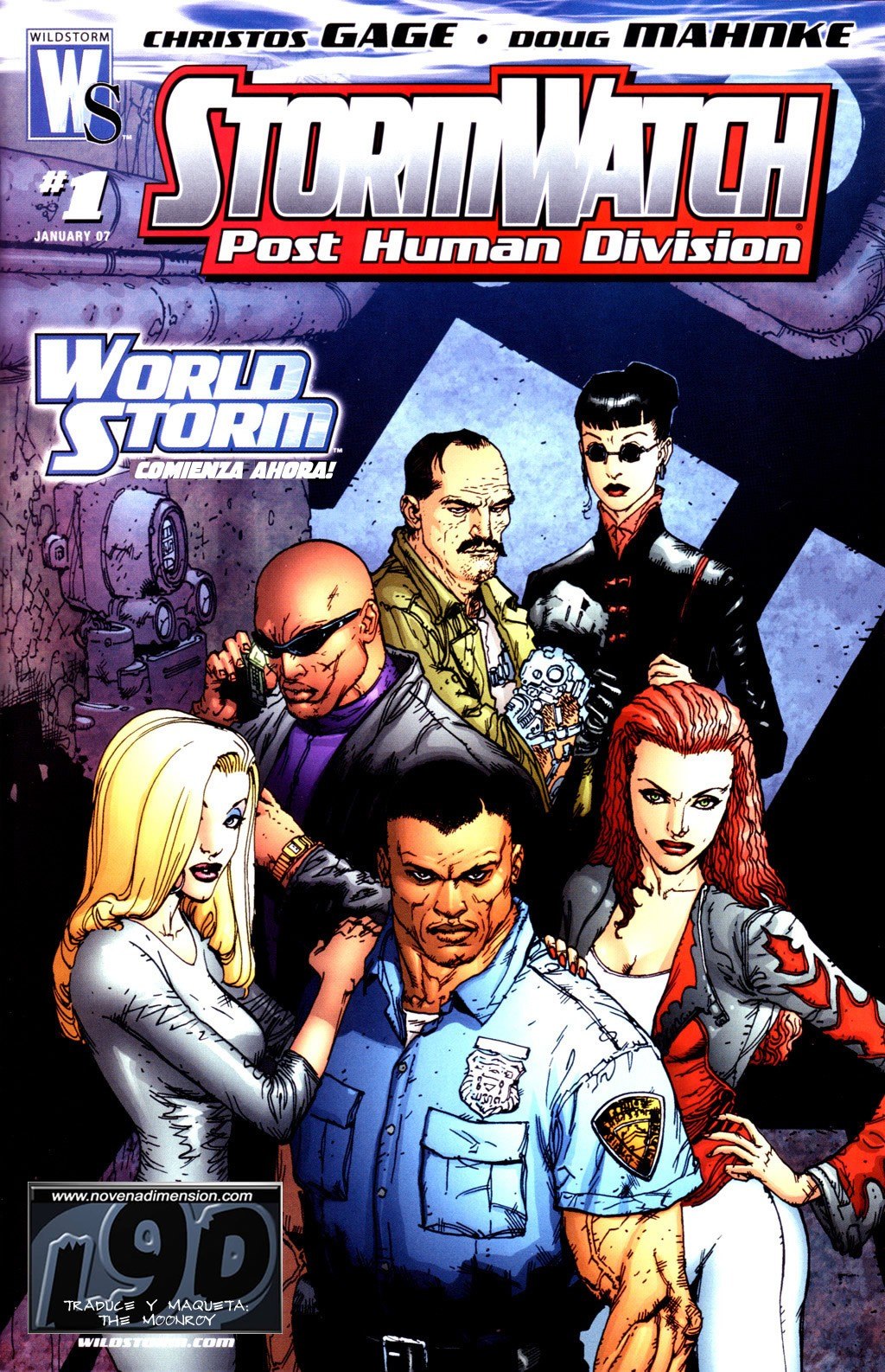 Portada ampliada de StormWatch Post Human Division