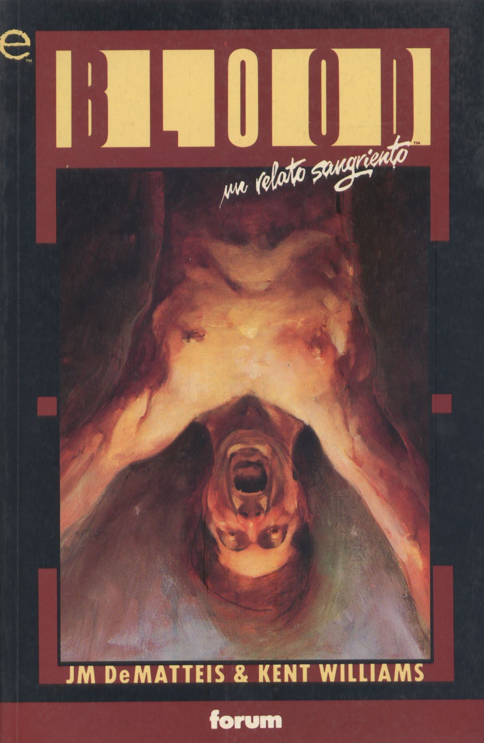 Portada ampliada de BLOOD un relato sangriento