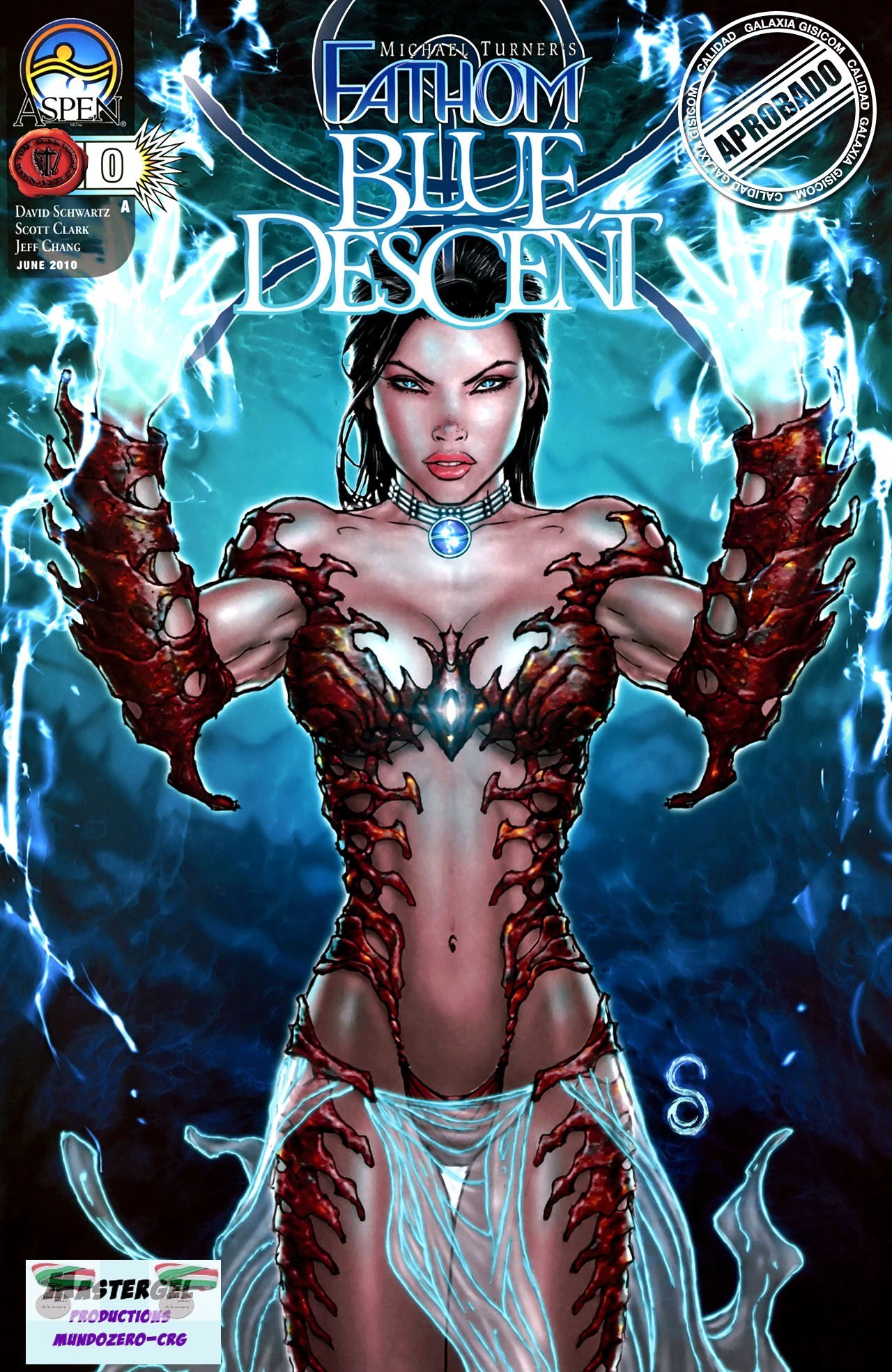 Portada ampliada de Fathom Blue Descent