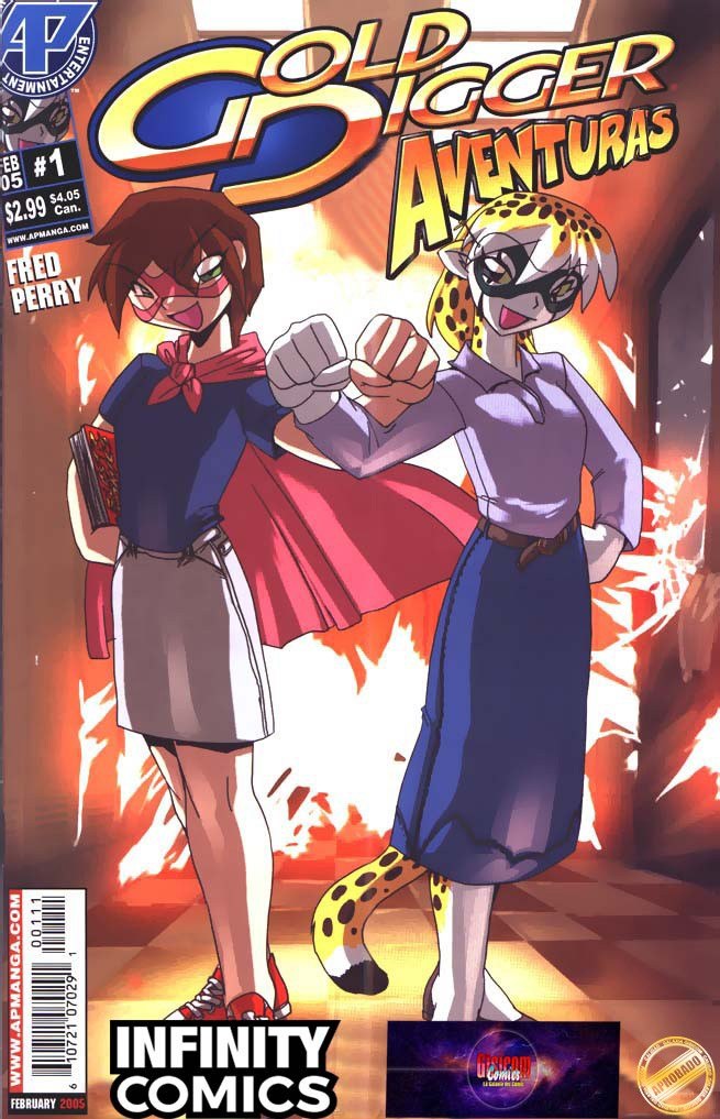 Portada ampliada de Gold Digger Aventuras