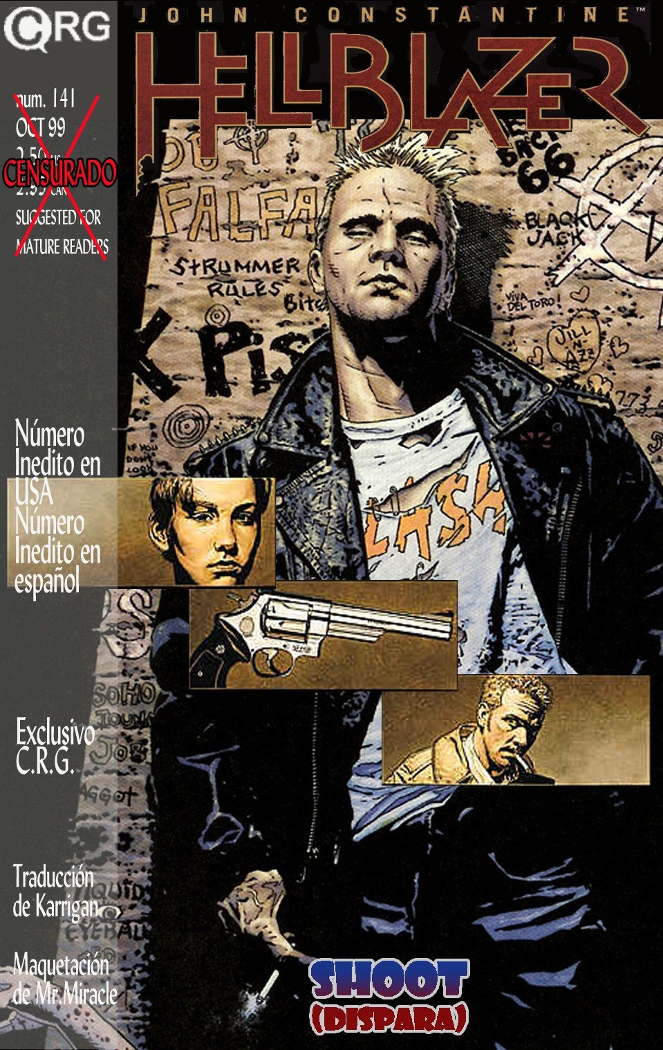 Portada ampliada de HELLBLAZER