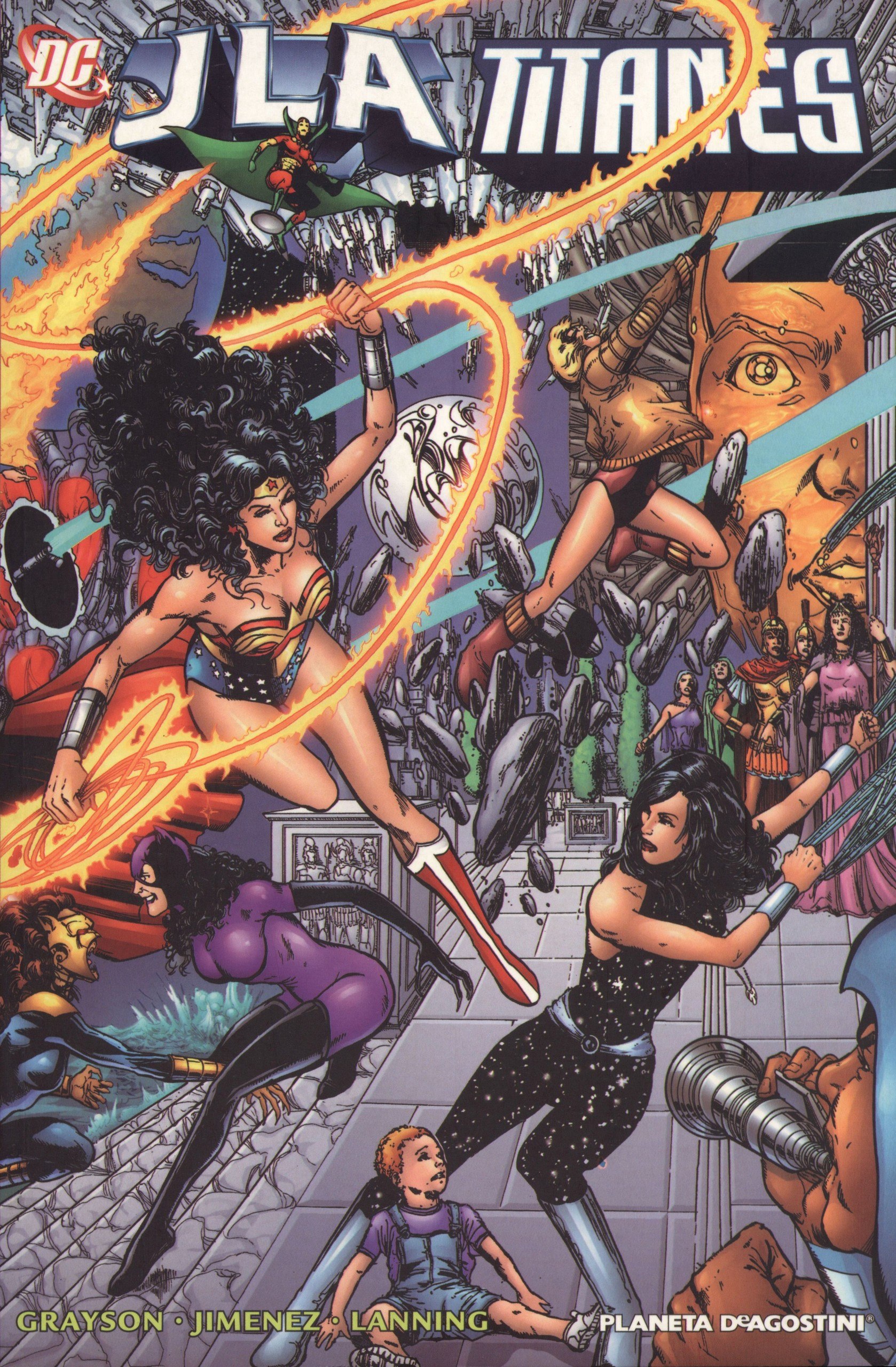 Portada ampliada de JLA TITANES