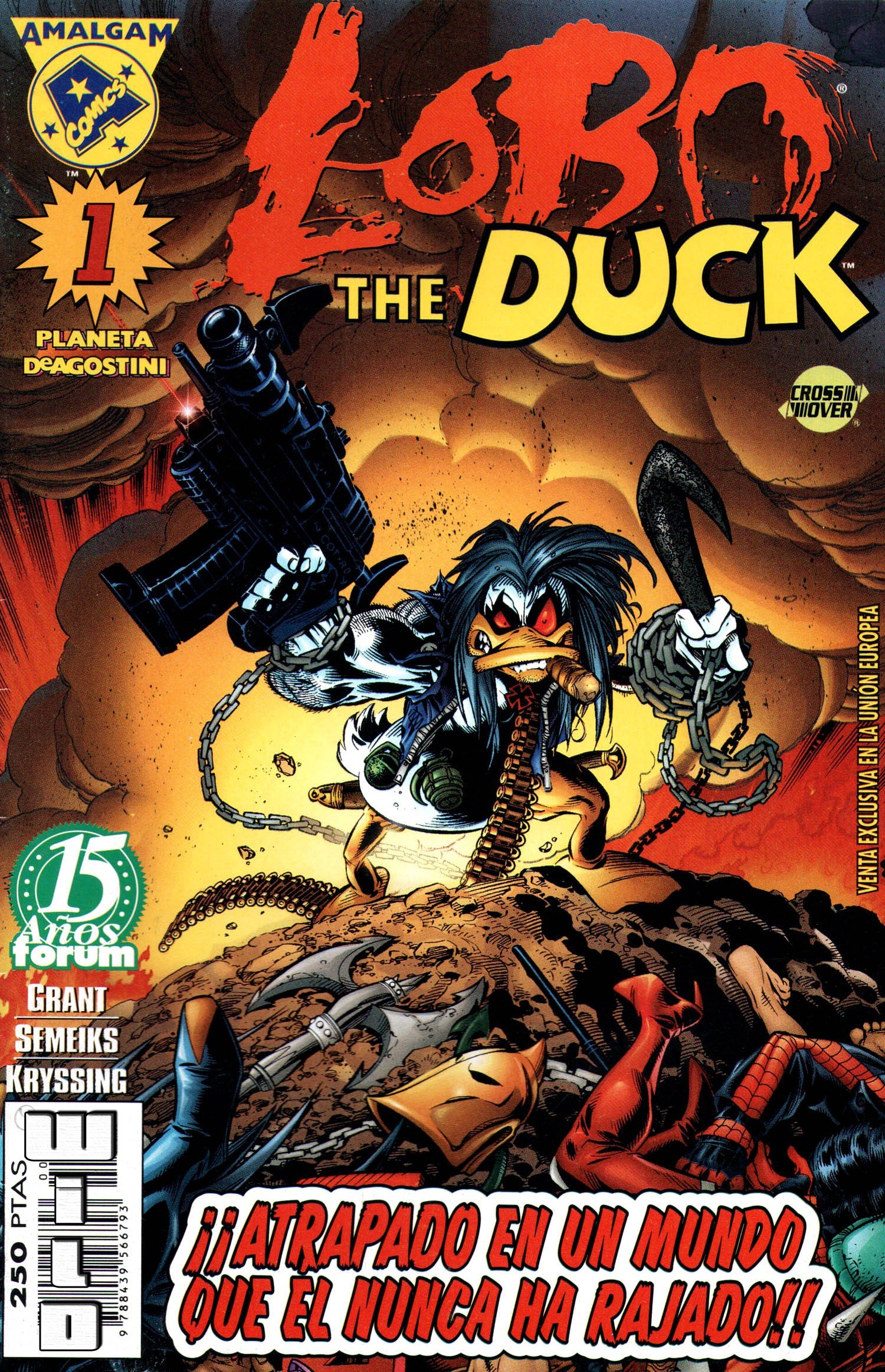 Portada ampliada de LOBO THE DUCK
