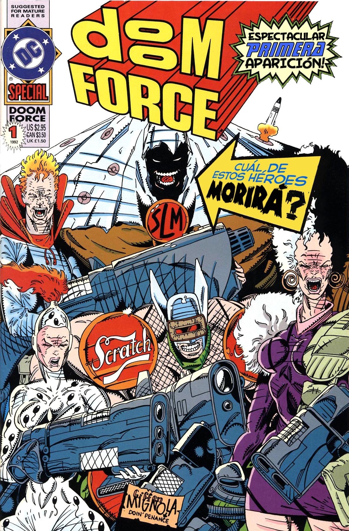 Portada ampliada de DOM FORCE