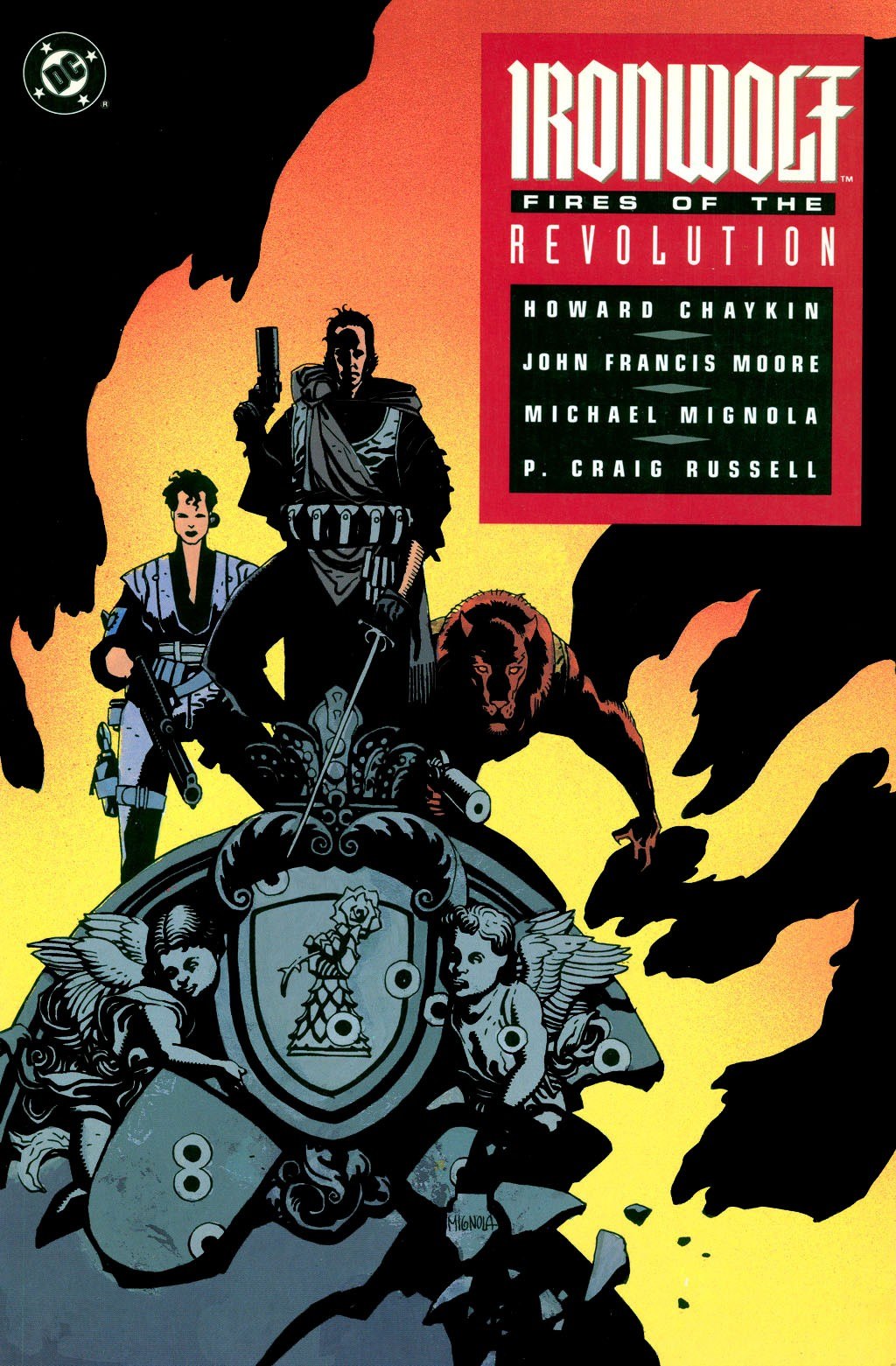 Portada ampliada de IRONWOLF FIRES OF THE REVOLUTION