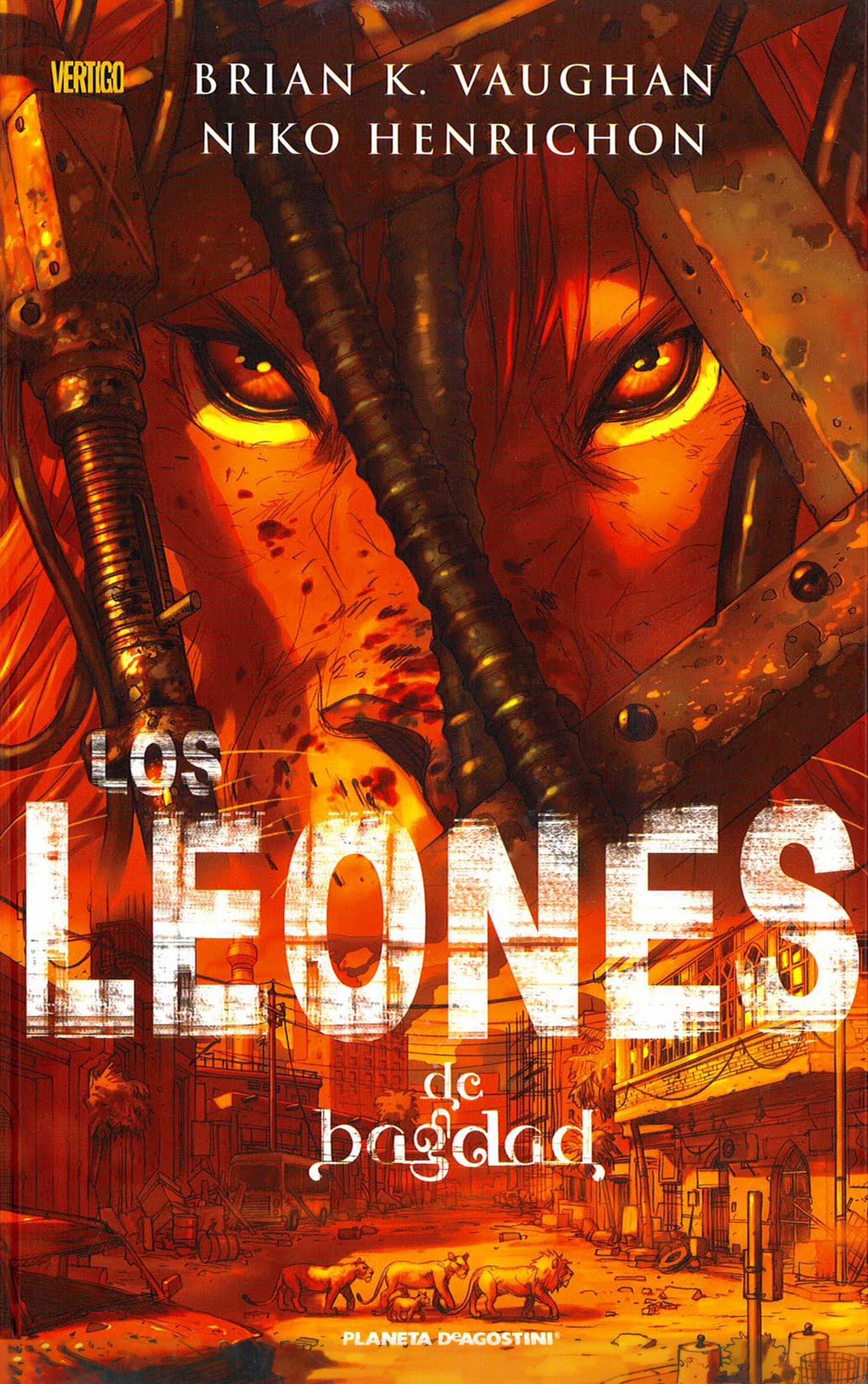 Portada ampliada de Los Leones de basadad