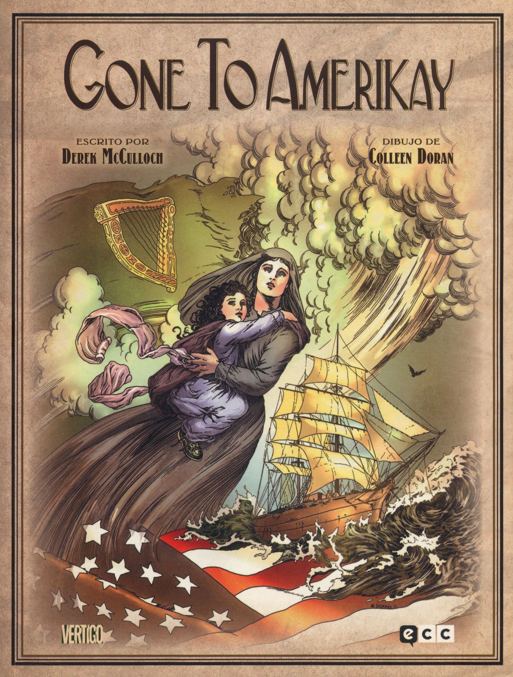Portada ampliada de GONE TO AMERIKAY