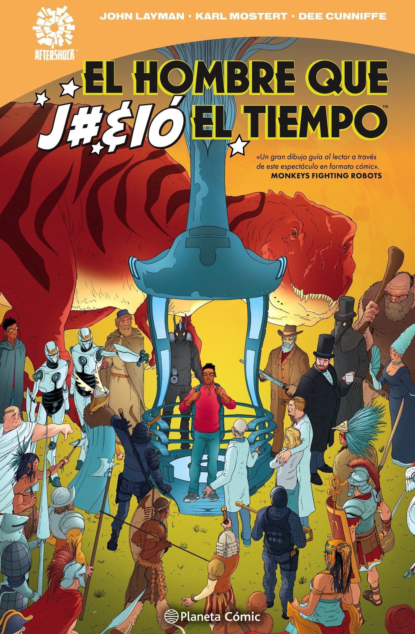 Portada ampliada de EL HOMBRE QUE J#€ÍÓ EL TIEMPO
