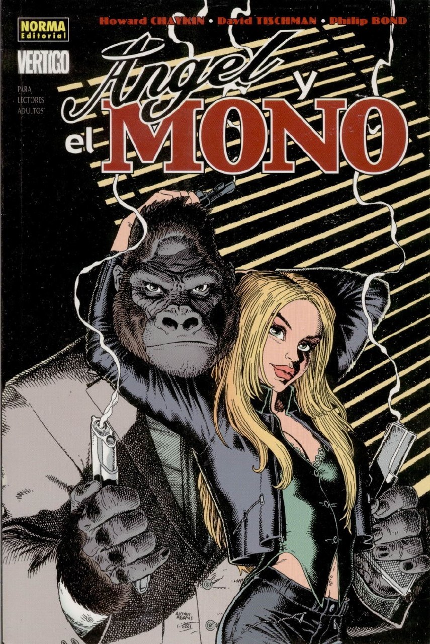 Portada ampliada de Angel y el MONO