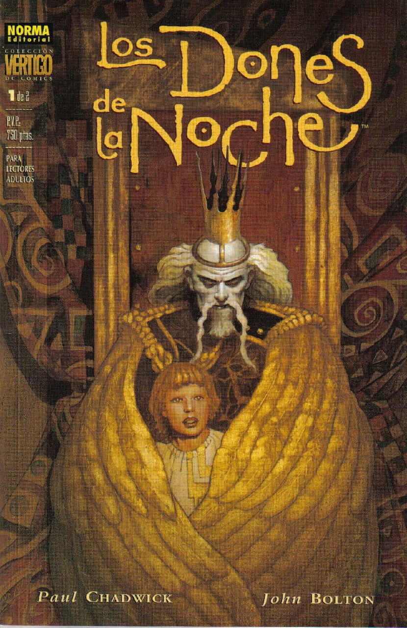 Portada ampliada de Los Dones de la Noche