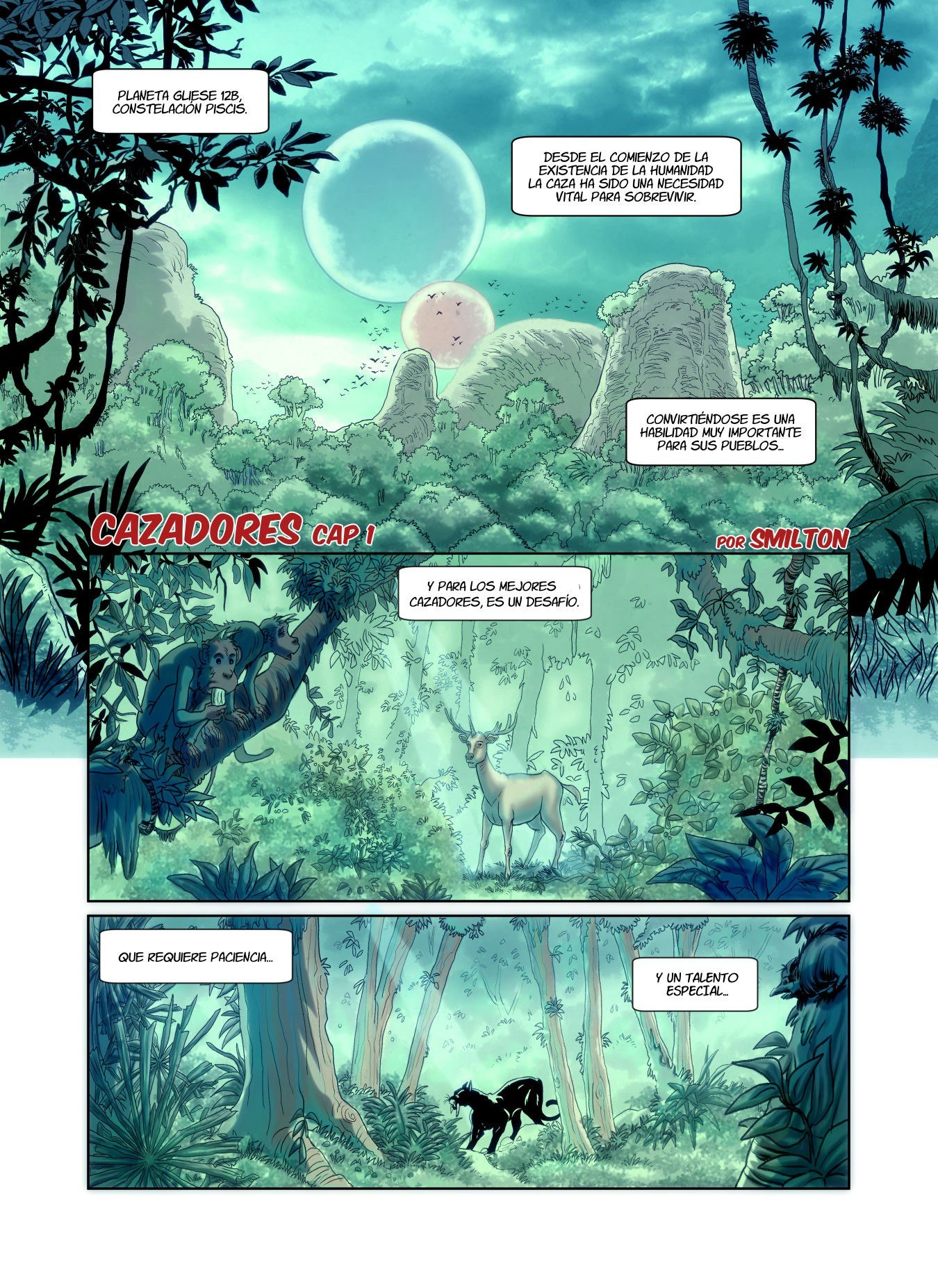 Portada ampliada de CAZADORES CAP 1