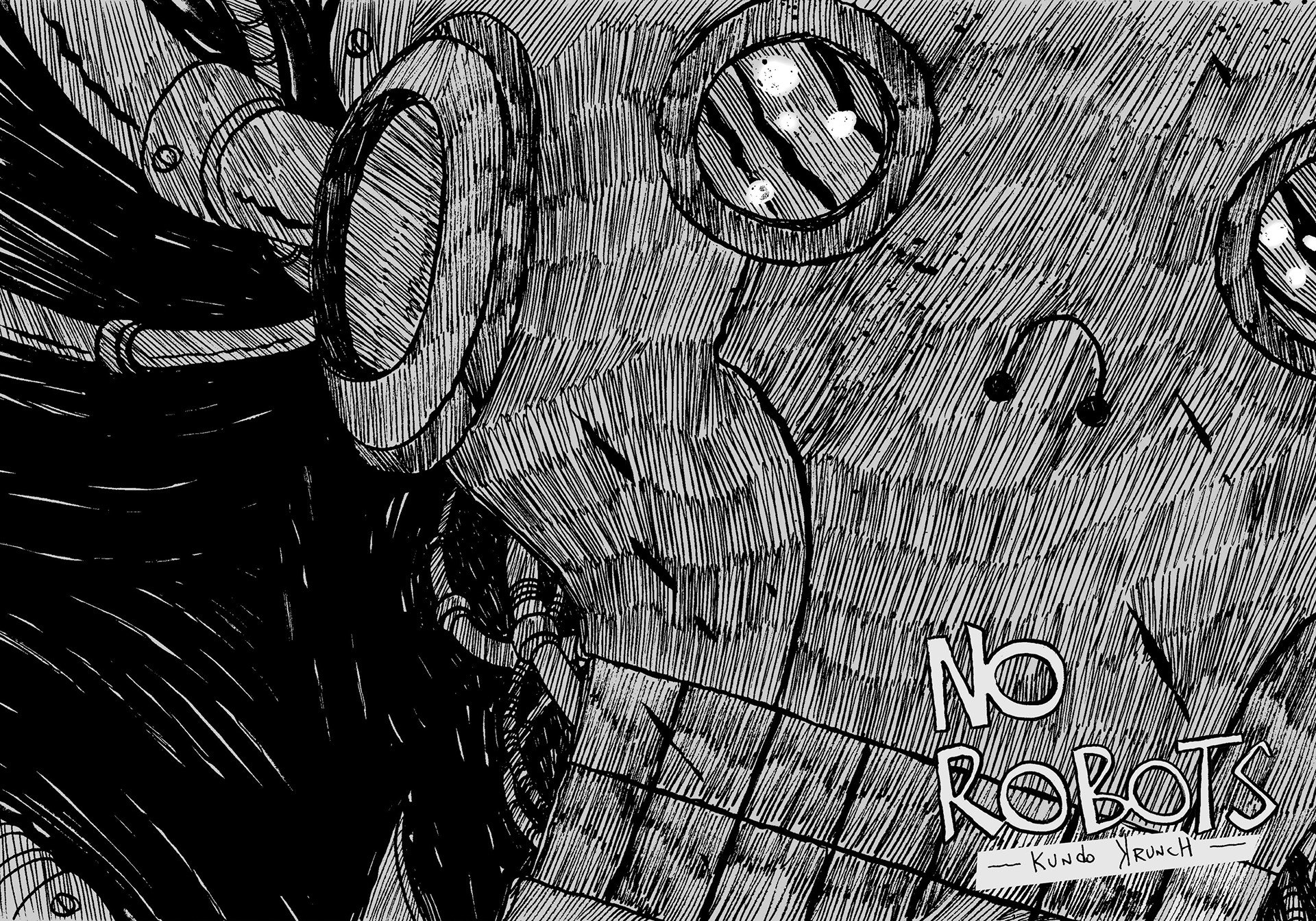 Portada ampliada de NO ROBOTS