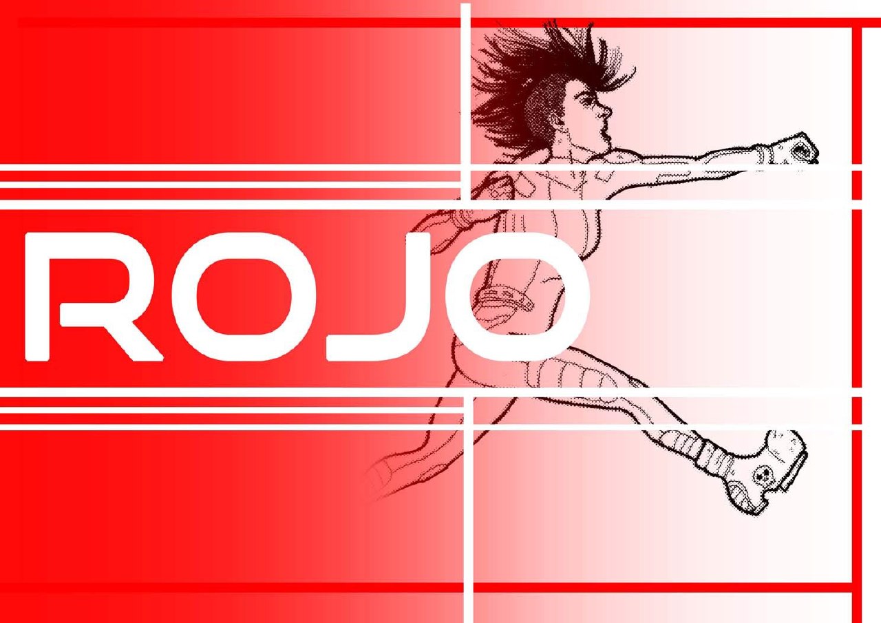 Portada ampliada de Space Gum ROJO de Matias Rodriguez