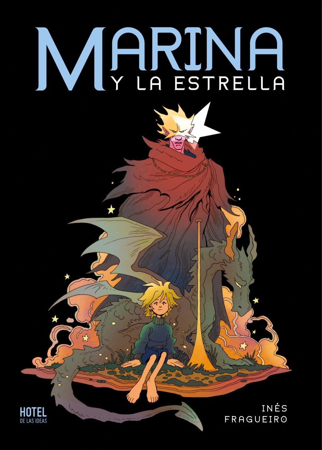 Portada ampliada de MARINA Y LA ESTRELLA