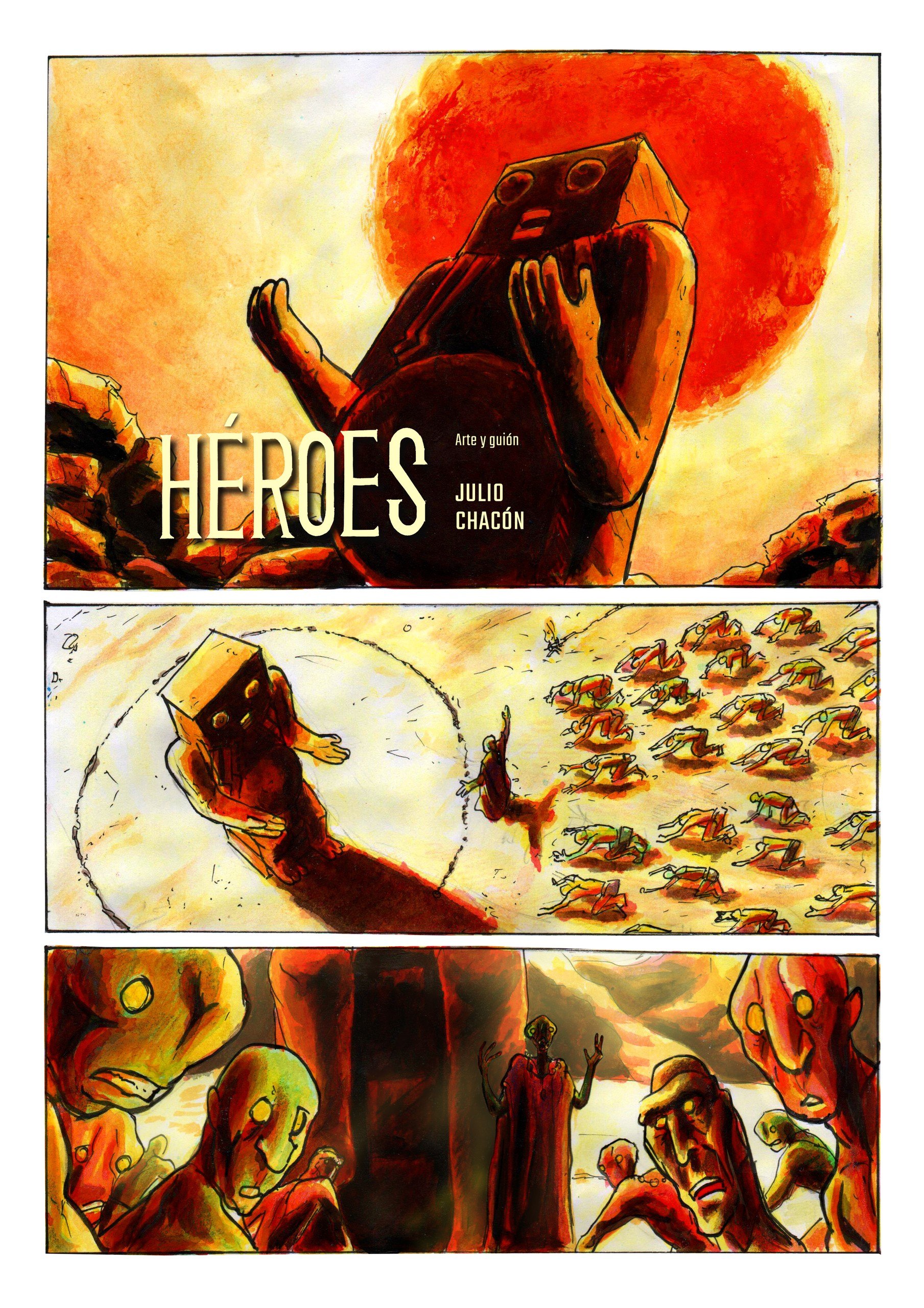 Portada ampliada de HEROES