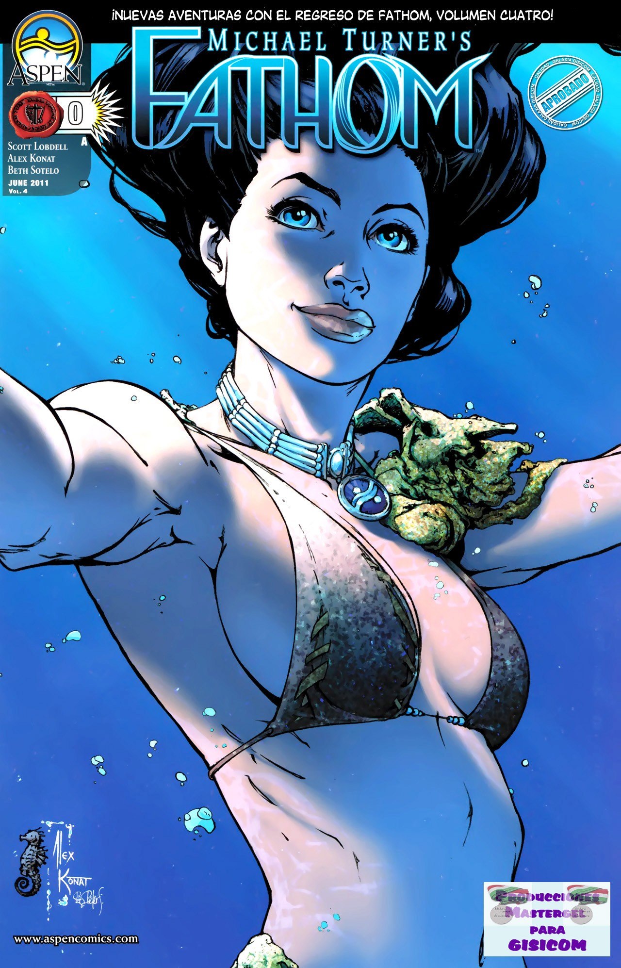 Portada ampliada de Michael Turner's EATHOM