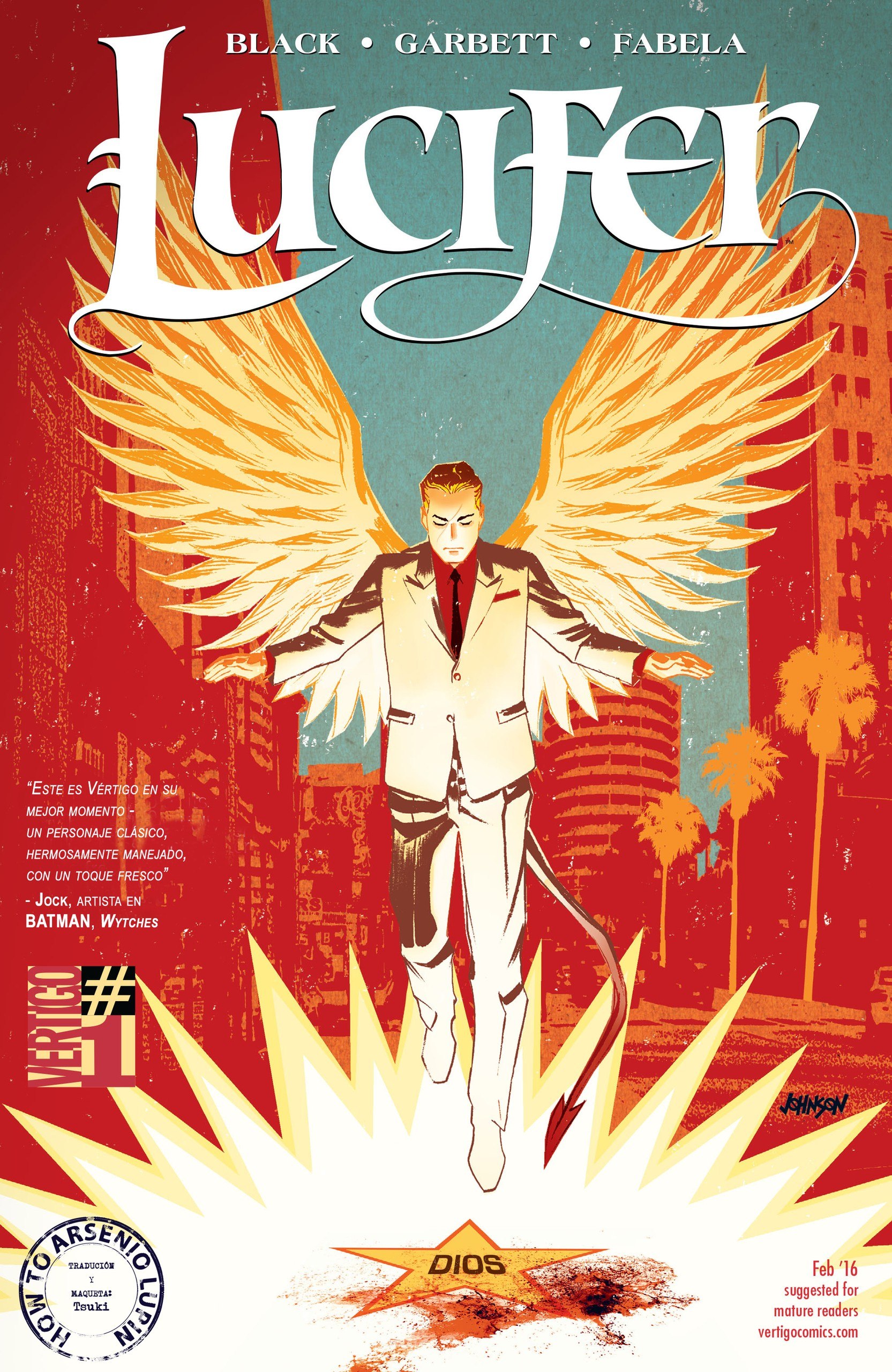 Portada ampliada de Lucifer