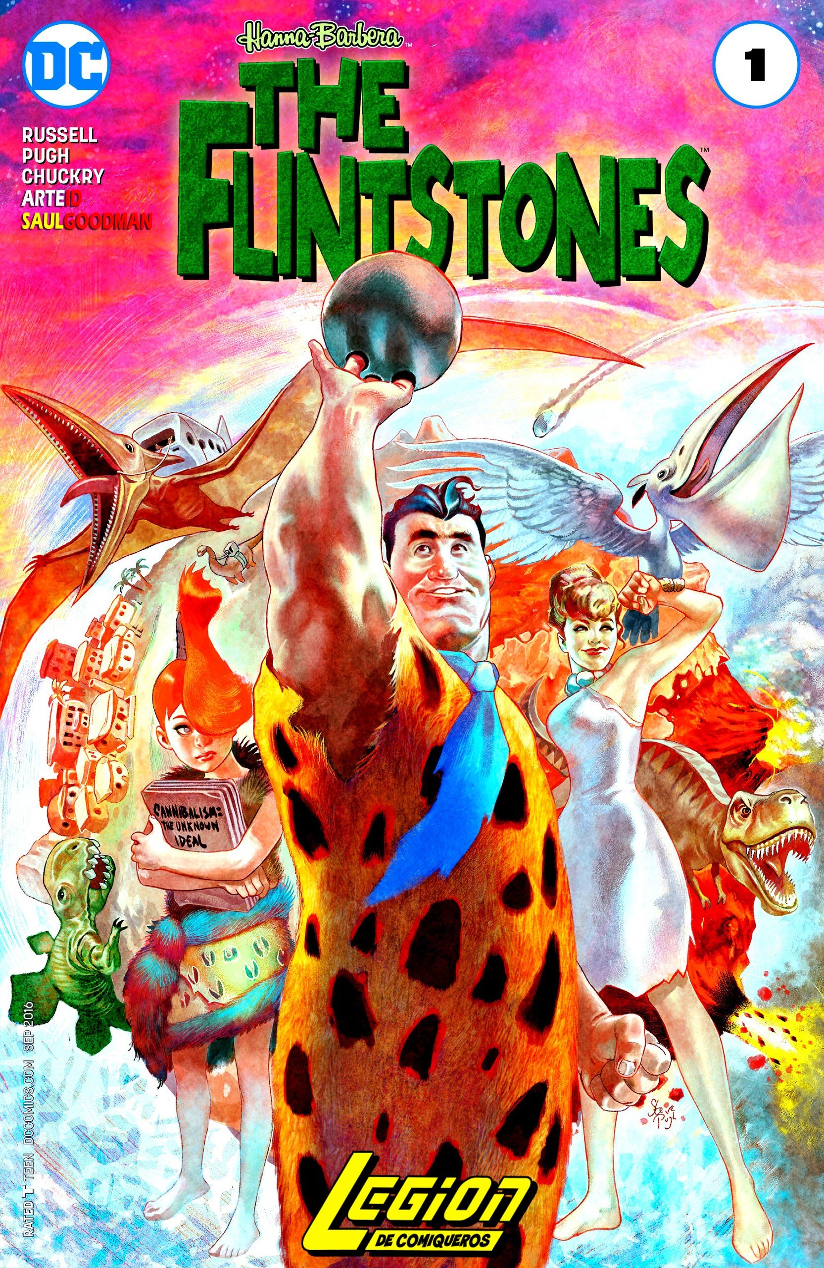 Portada ampliada de THE FLINTSTONES