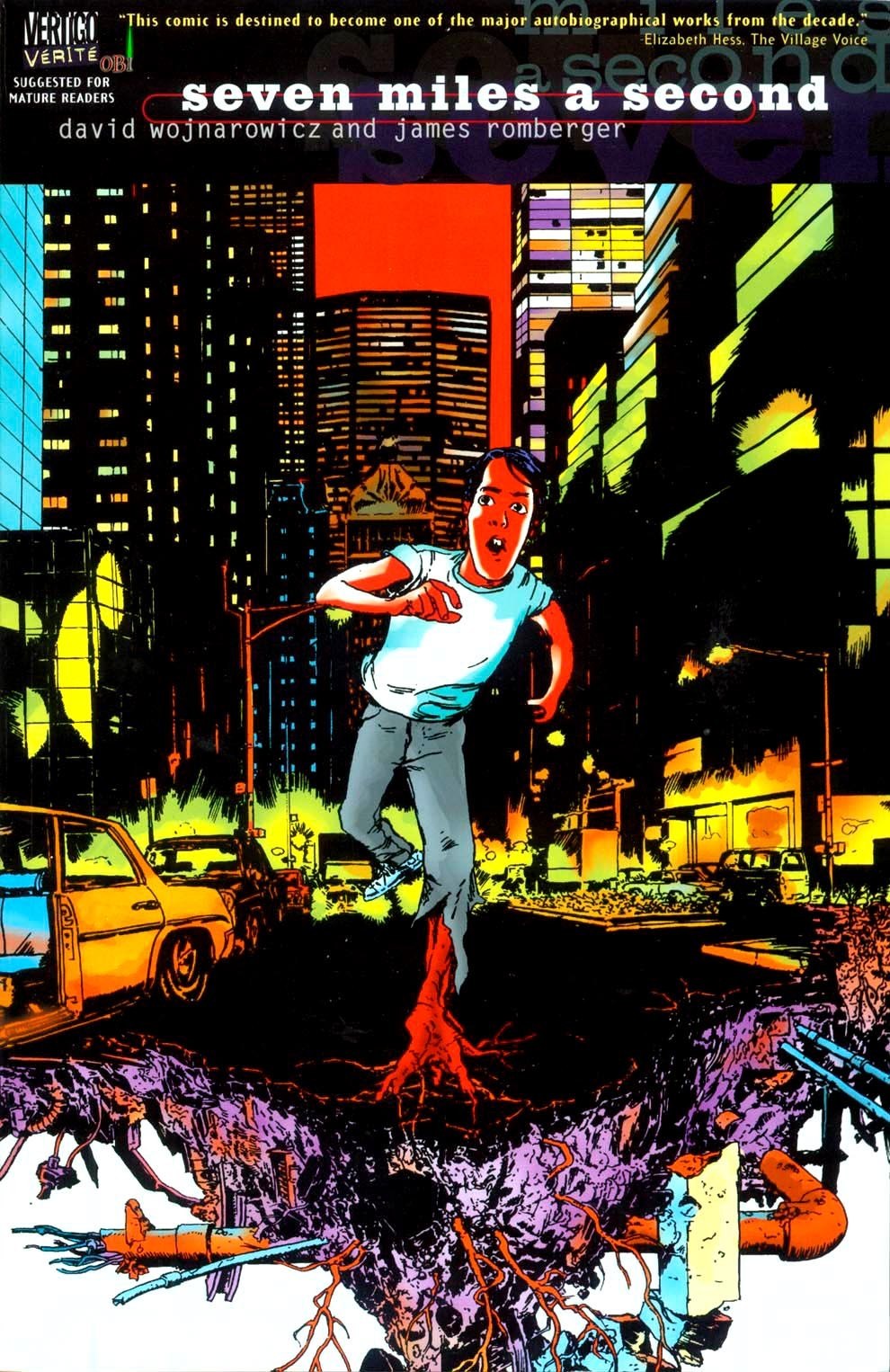 Portada ampliada de seven miles a second