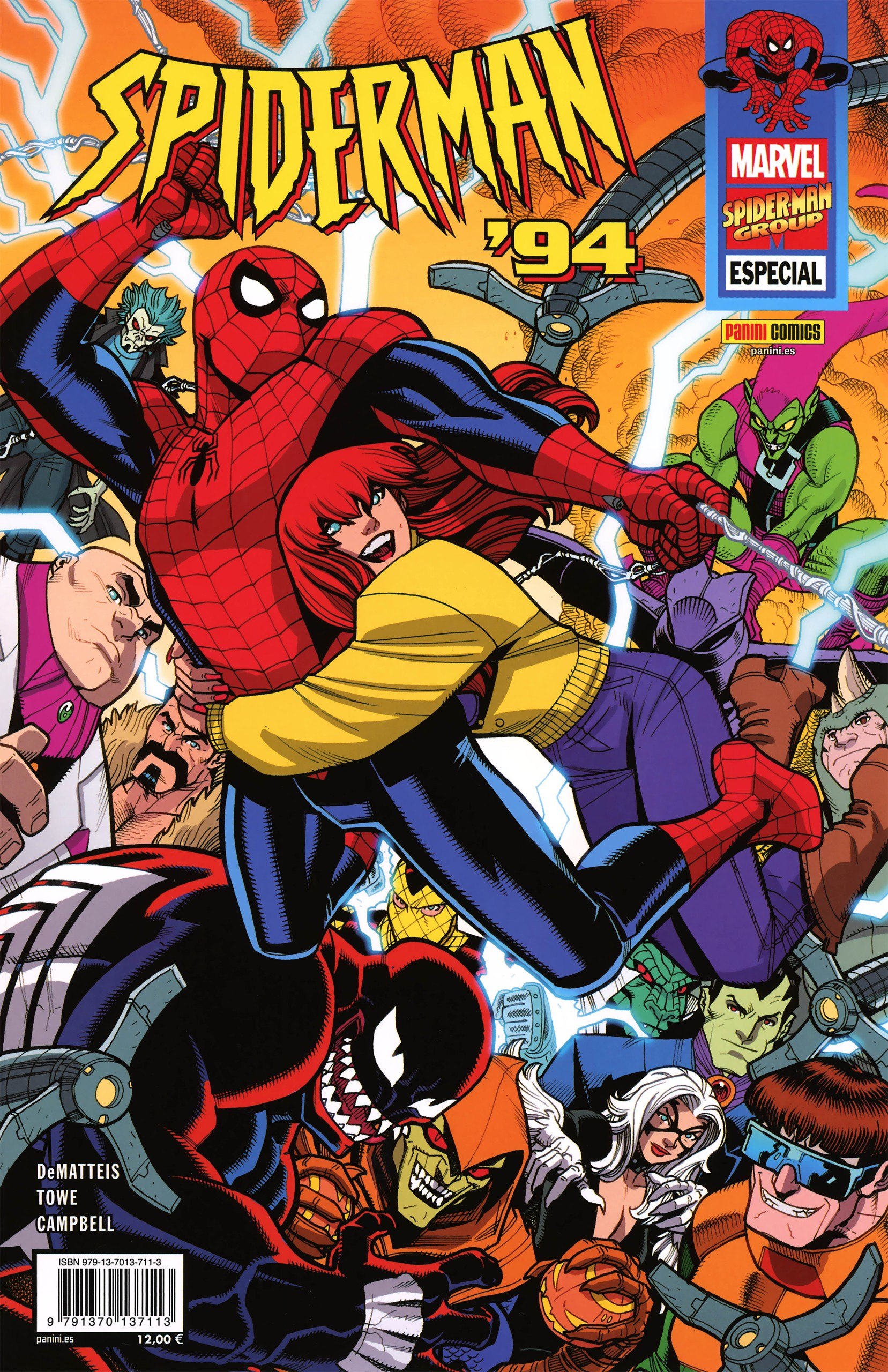 Portada ampliada de SPIDERMAN '94