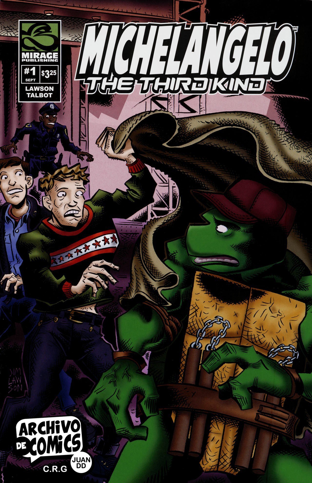 Portada ampliada de MICHELANGELO THE THIRD KIND